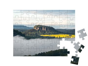 puzzleYOU Puzzle Sächsische Schweiz, Sachsen, Deutschland, 48 Puzzleteile, puzzleYOU-Kollektionen Sächsische Schweiz