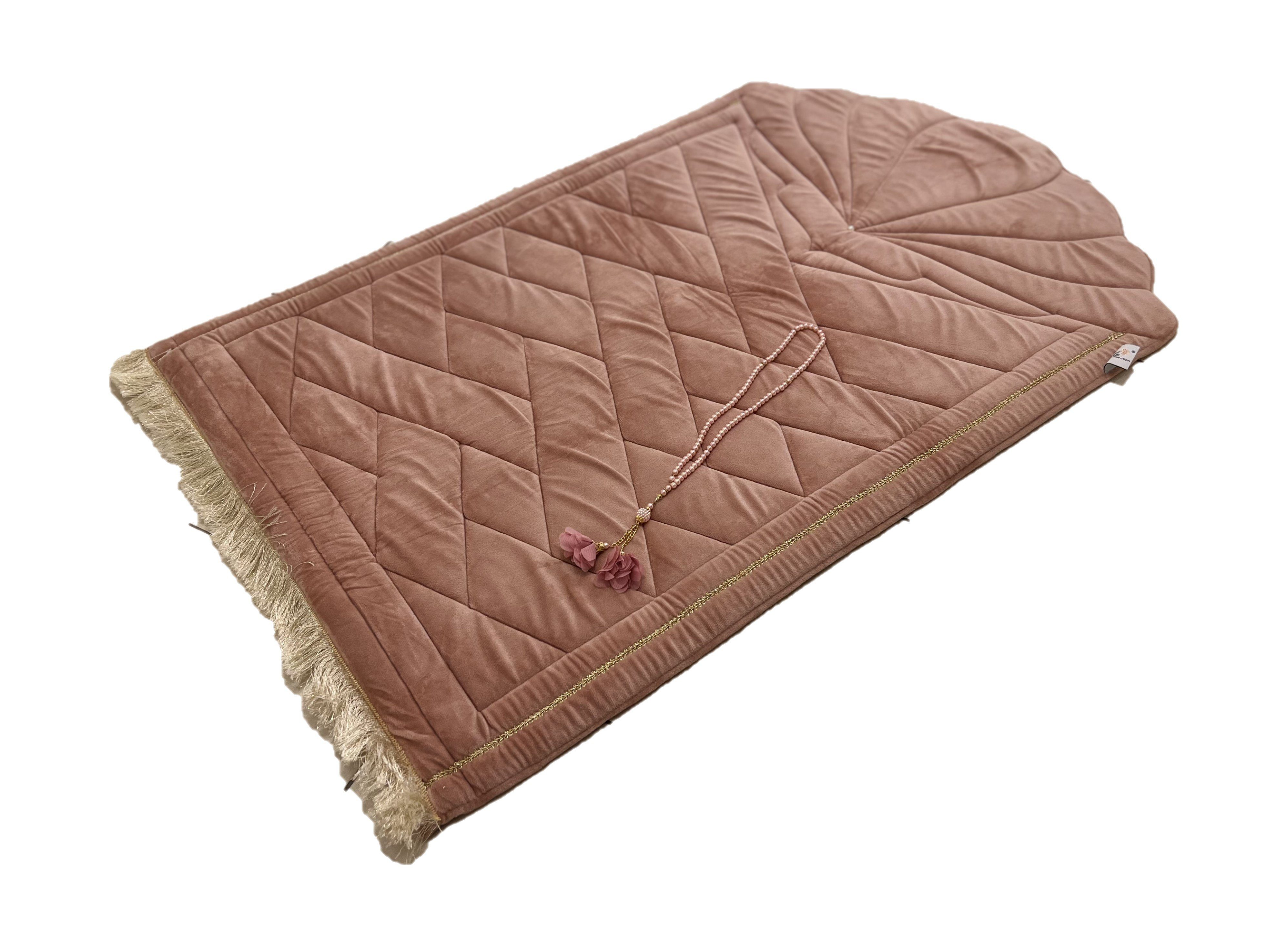 Lale Collection® Orientteppich Gebetsteppich Rosa Samt weich Islam Muslim A günstig online kaufen