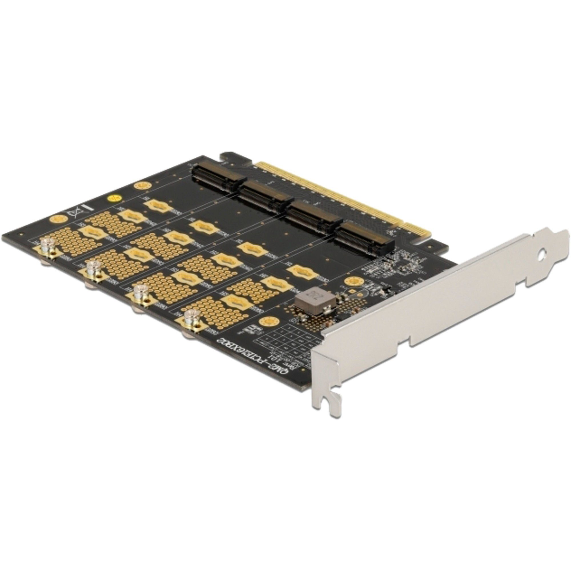 DeLOCK PCIe 16x Karte > 4x Intern NVMe M.2, Mainboard