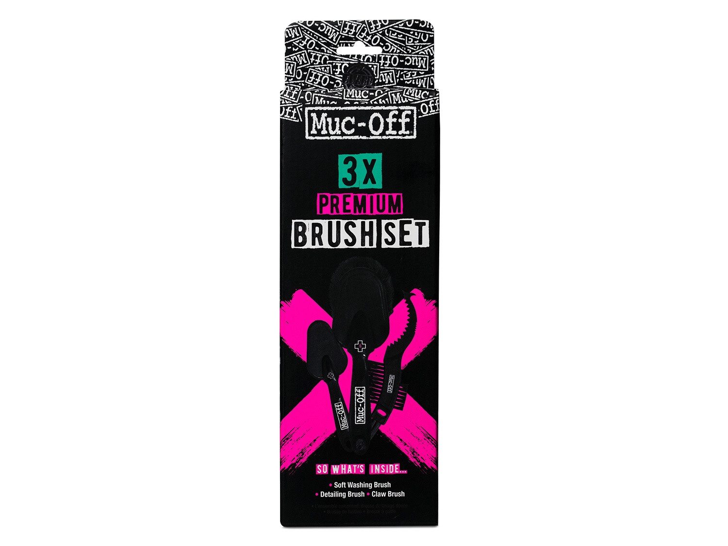 Muc-Off Reinigung Fahrrad 3x Brush Set Zweiradreiniger
