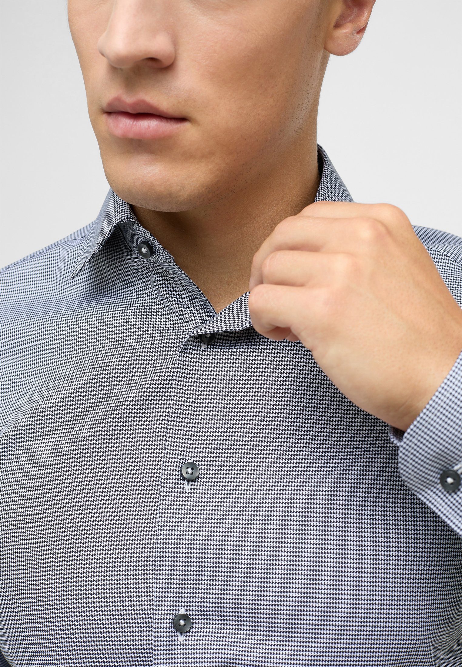 Eterna Langarmhemd SLIM FIT NON IRON (bügelfrei)