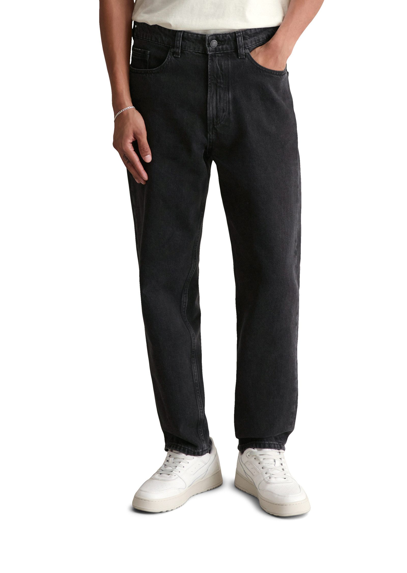 Marc O'Polo DENIM Tapered-fit-Jeans aus reiner Bio-Baumwolle