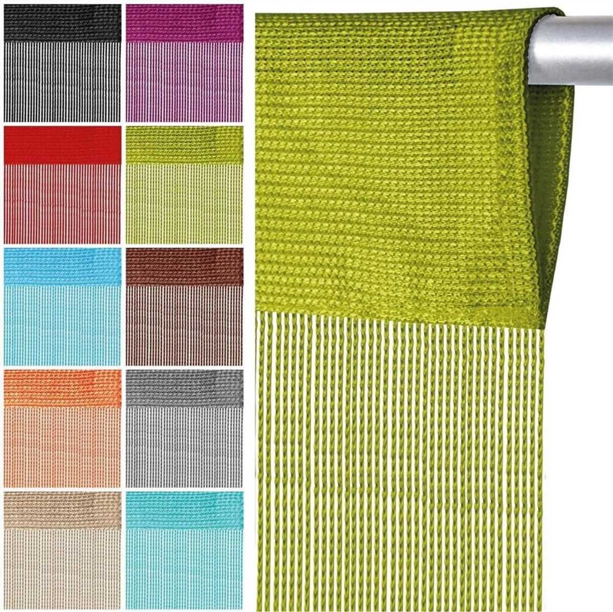 Arsvita Fadenvorhang "Prince" (1 St), Stangendurchzug, abdunkelnd, 100% Mikrofaser, hochwertig, individuell kürzbar, bei 30°C waschbar – Bild 4 von 5
