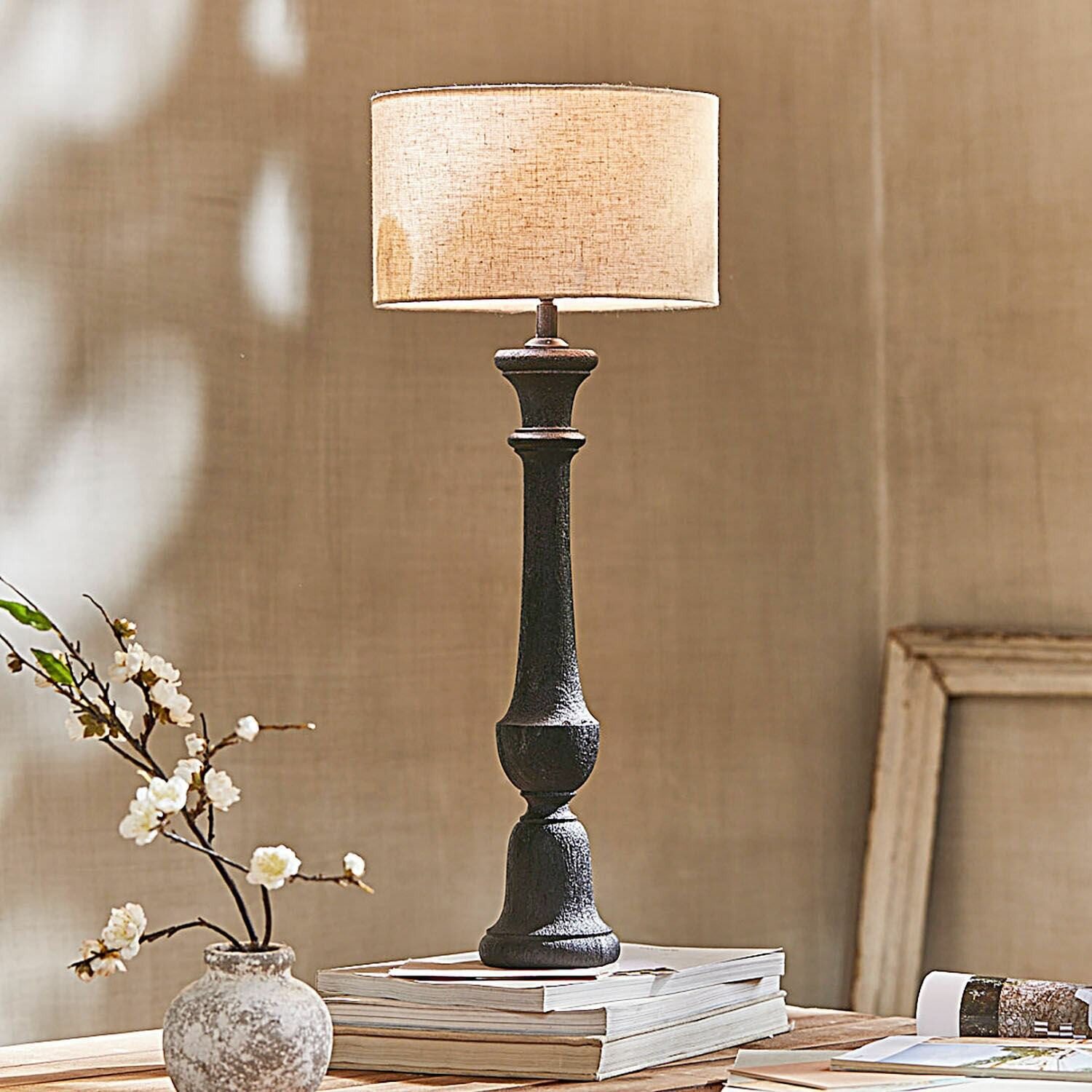 Mirabeau Tischleuchte charaktervolle Tischlampe Belaja mit günstig online kaufen