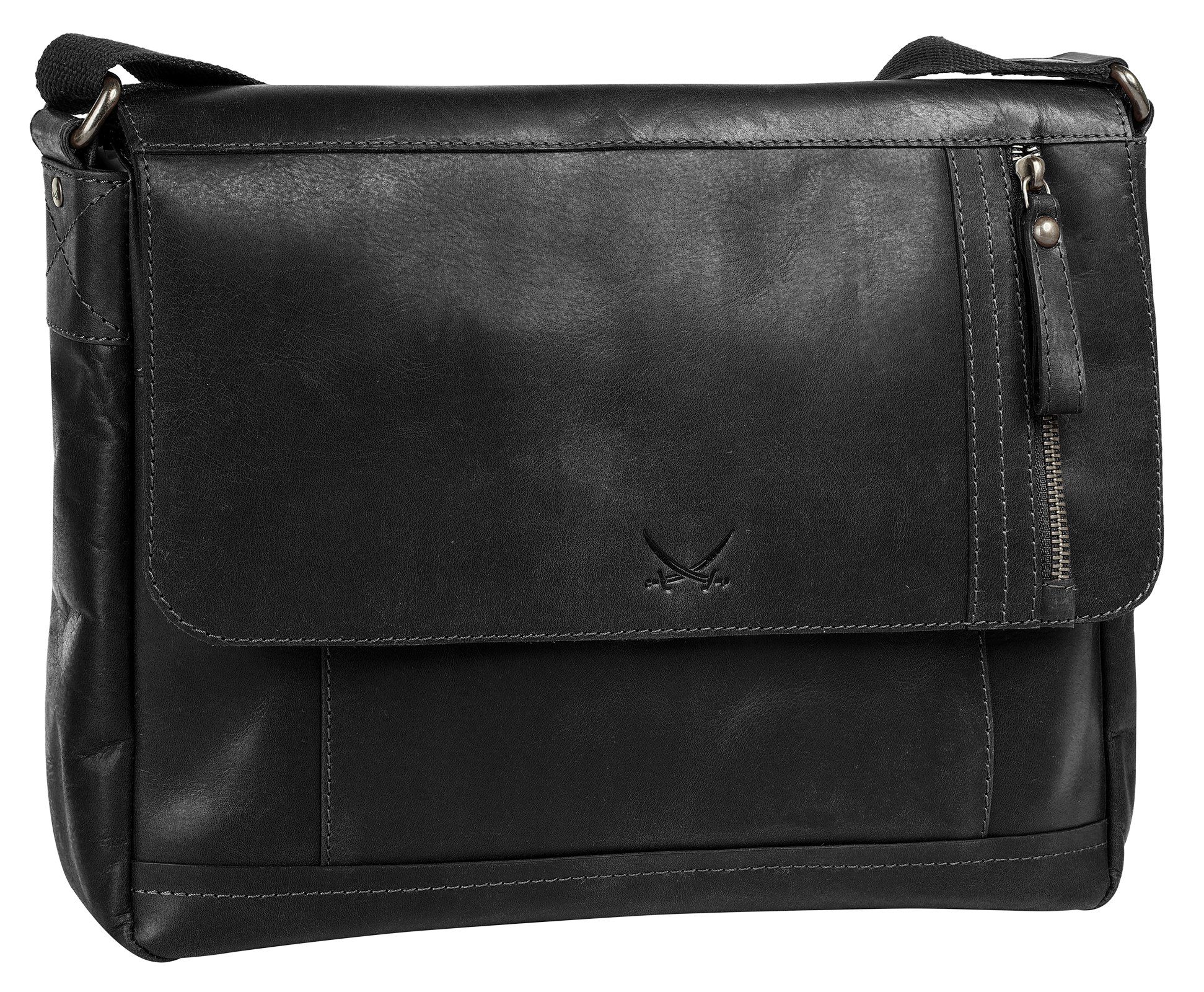 Sansibar Messenger Bag, echt Leder günstig online kaufen