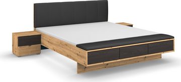 rauch Bettanlage Apollon, (Set, 3-St), mit Bettbank und Nachttisch-Paar, Schubladen mit push-to-open Funktion