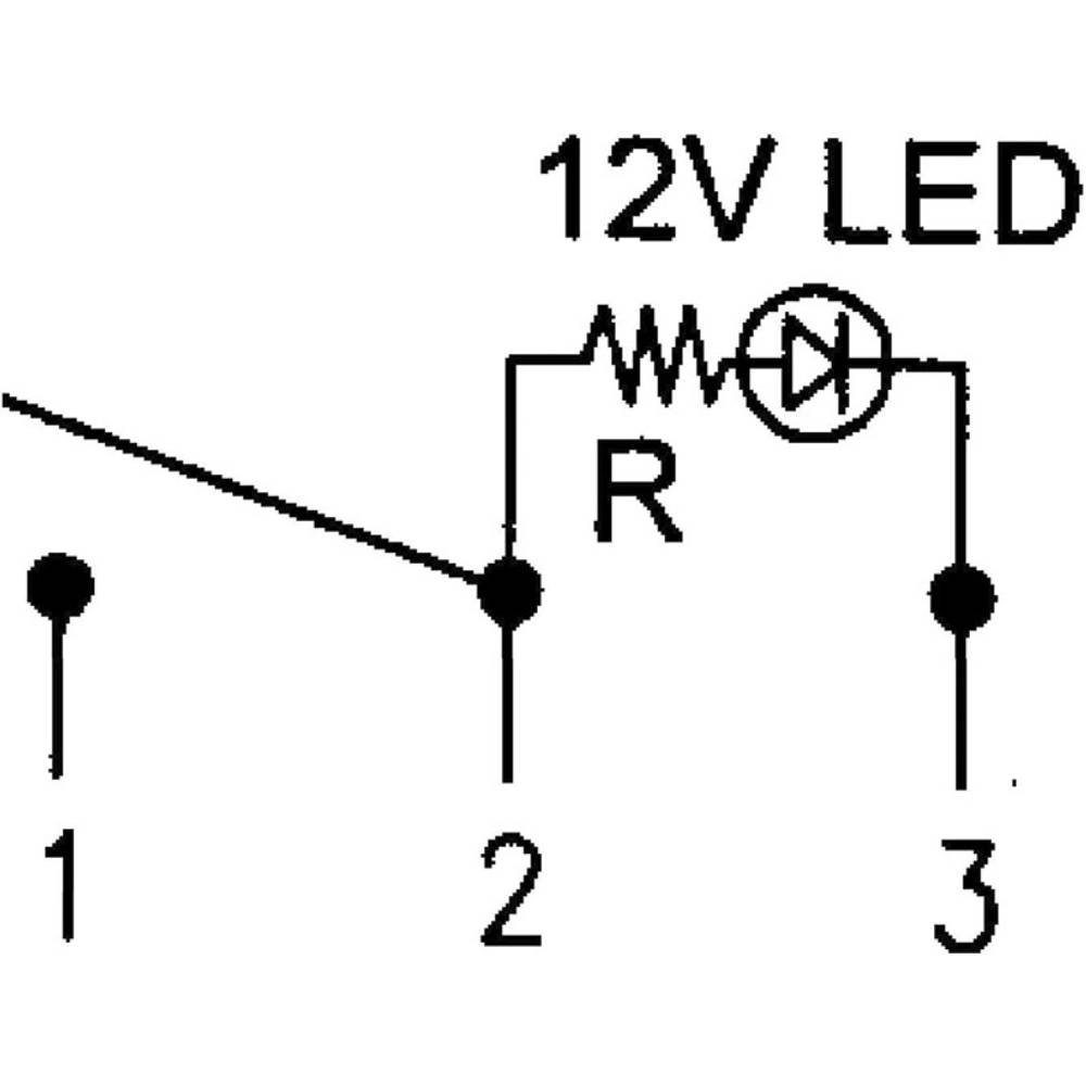 Thumbnail - TRU COMPONENTS Schalter Wippenschalter 12 V/DC 16 A