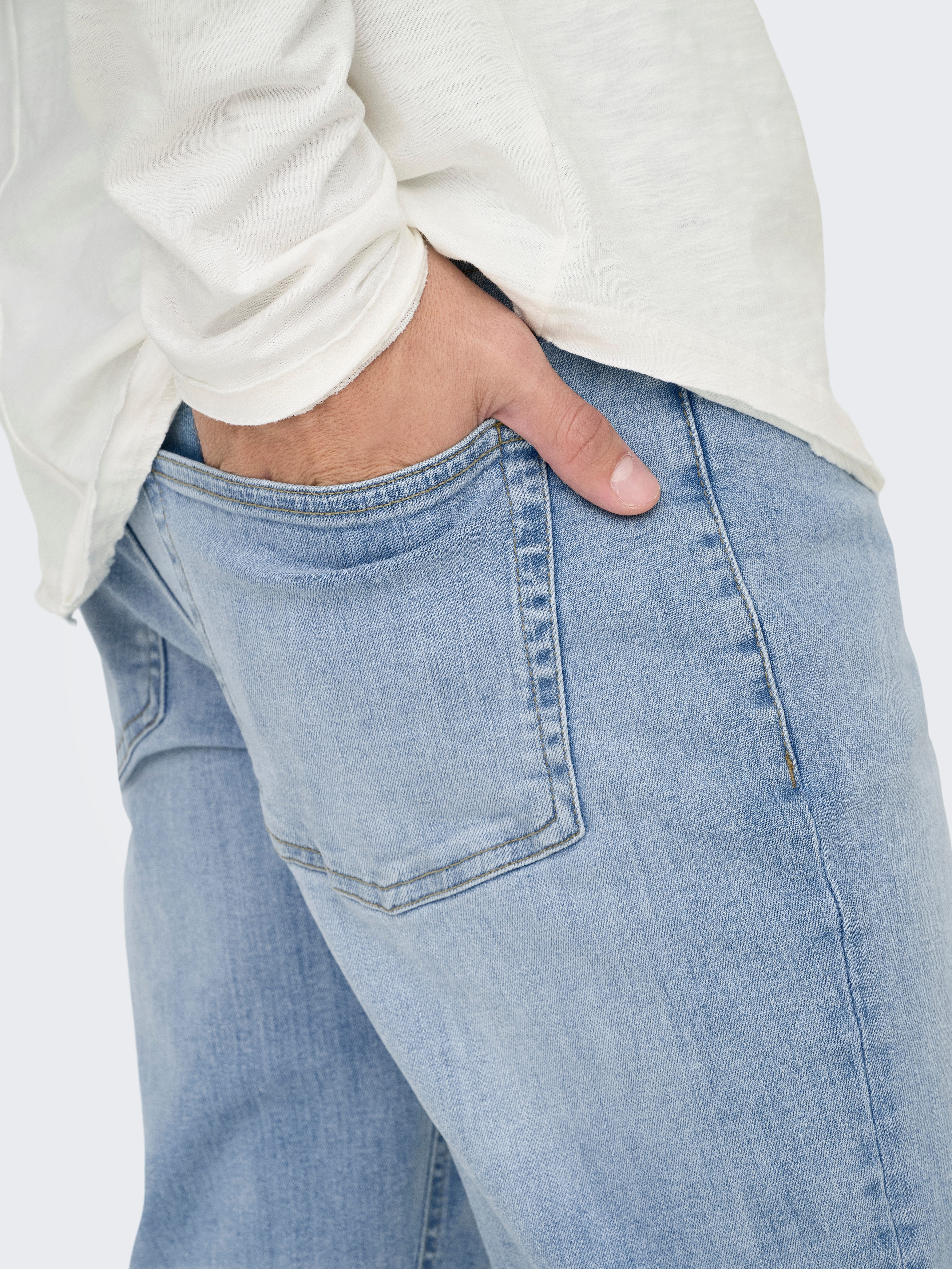 ONLY & SONS Regular-fit-Jeans ONSWEFT REG. BOX AZG DNM MU OTL günstig online kaufen