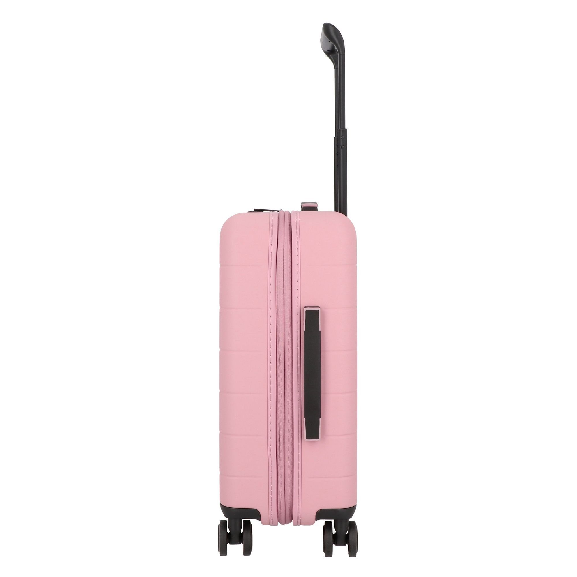 Rollen, Novastream, Polycarbonat vintage American Handgepäck-Trolley 4 Tourister® pink