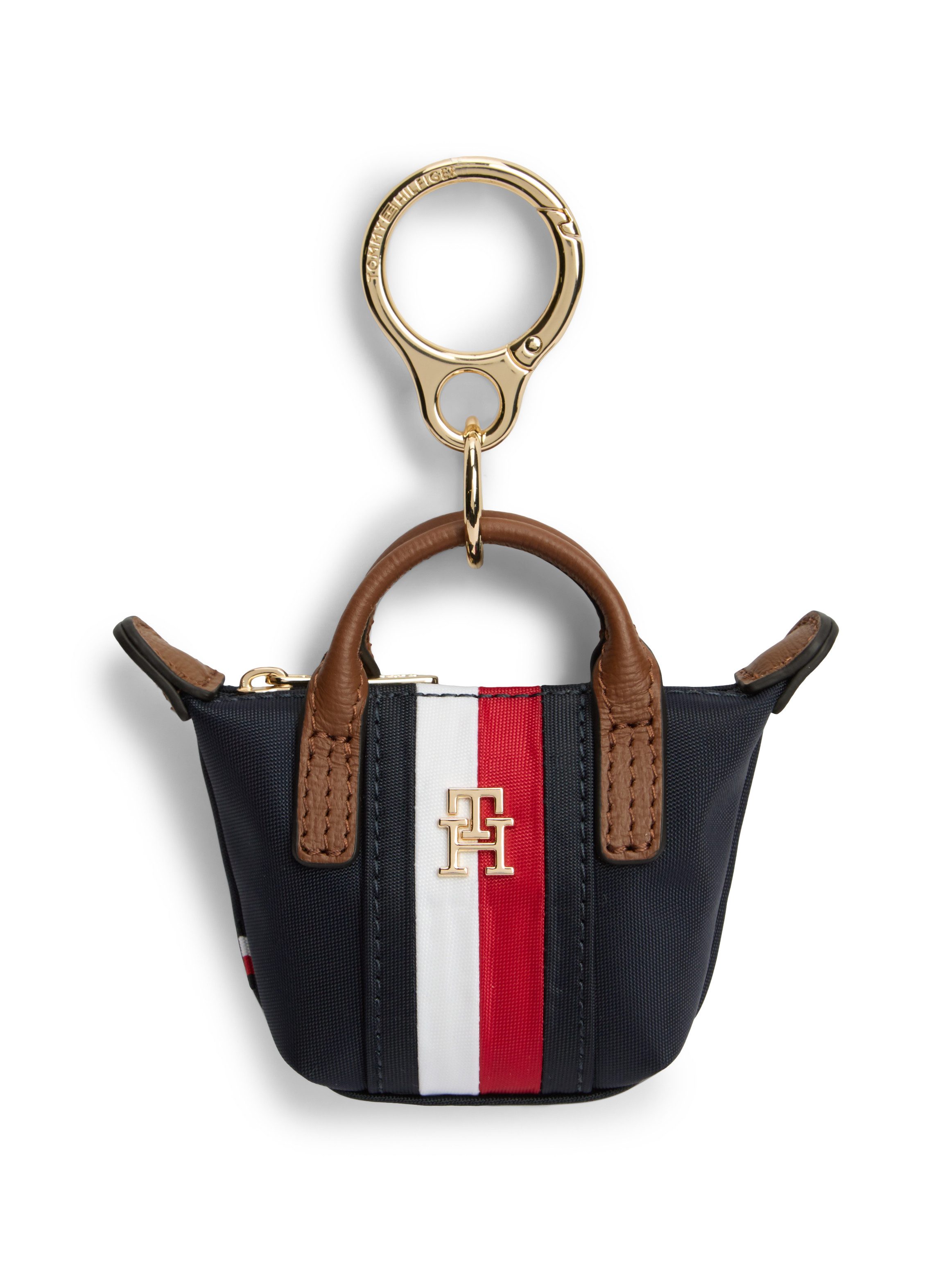 Tommy Hilfiger Taschenanhänger TH CHARMS POPETTE NANO CORP Damen Schlüsselanhänger, Bag Charm mit TH-Logo