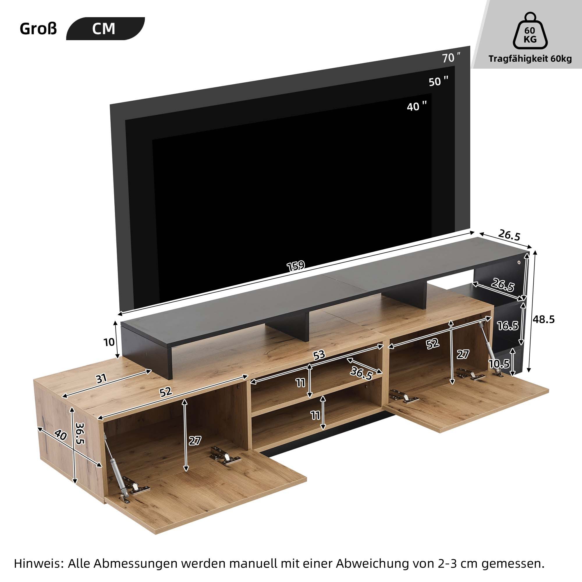 Thanaddo TV-Bank TV Schrank, Lowboard Fernsehschrank günstig online kaufen