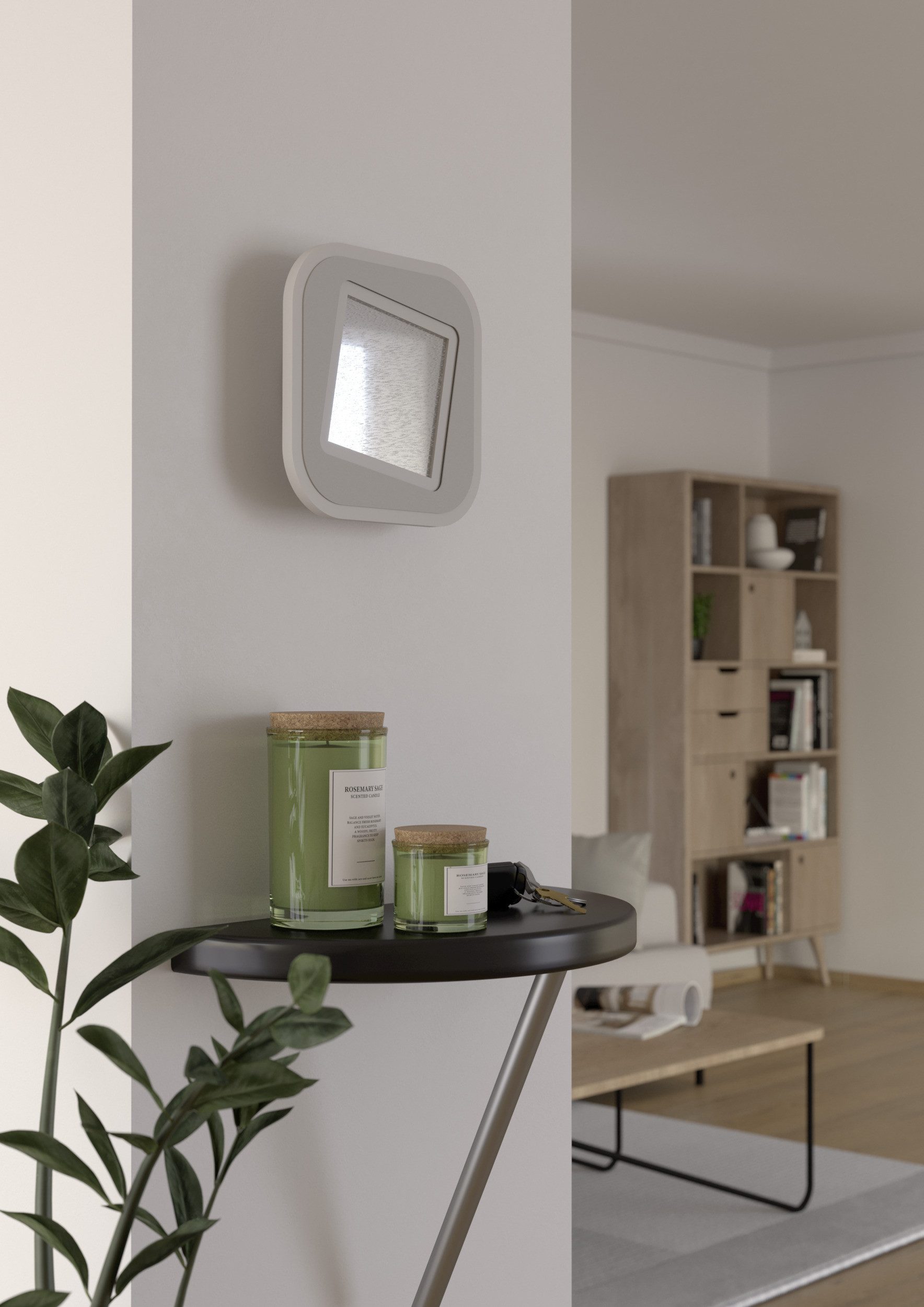 EGLO Wandleuchte MACCHIONI Wandlampe - Stahl, Kunststoff - LED - 12W - IP20, LED fest integriert, Neutralweiß, Wandstrahler, Wandspot, Wohnzimmer, Flur, L20 x B20 x AL4,5 cm