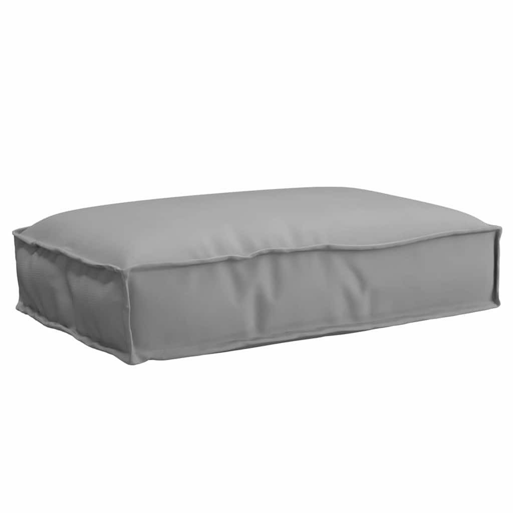 vidaXL Sitzauflage Kissen Grau 60 x 40 x 8 cm Oxford-Stoff, (1 St)