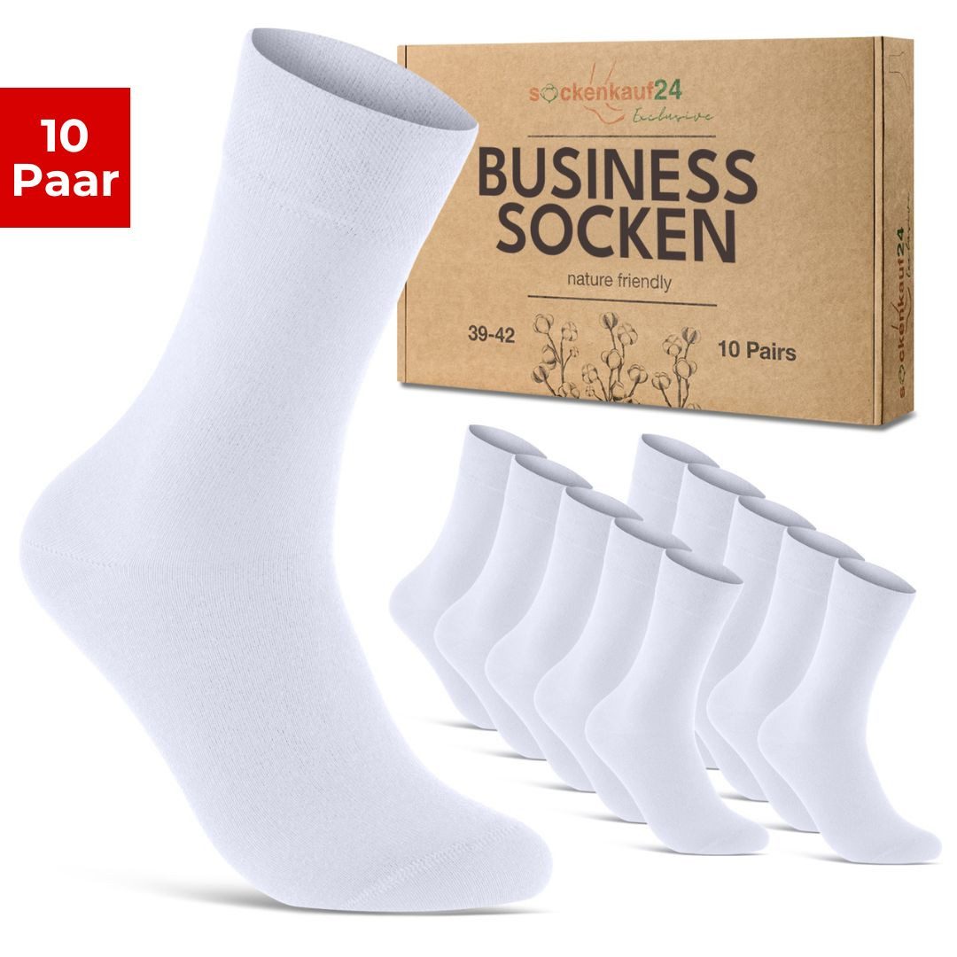 Socken 10 Paar Premium Socken Herren & Damen Komfort Business-Socken