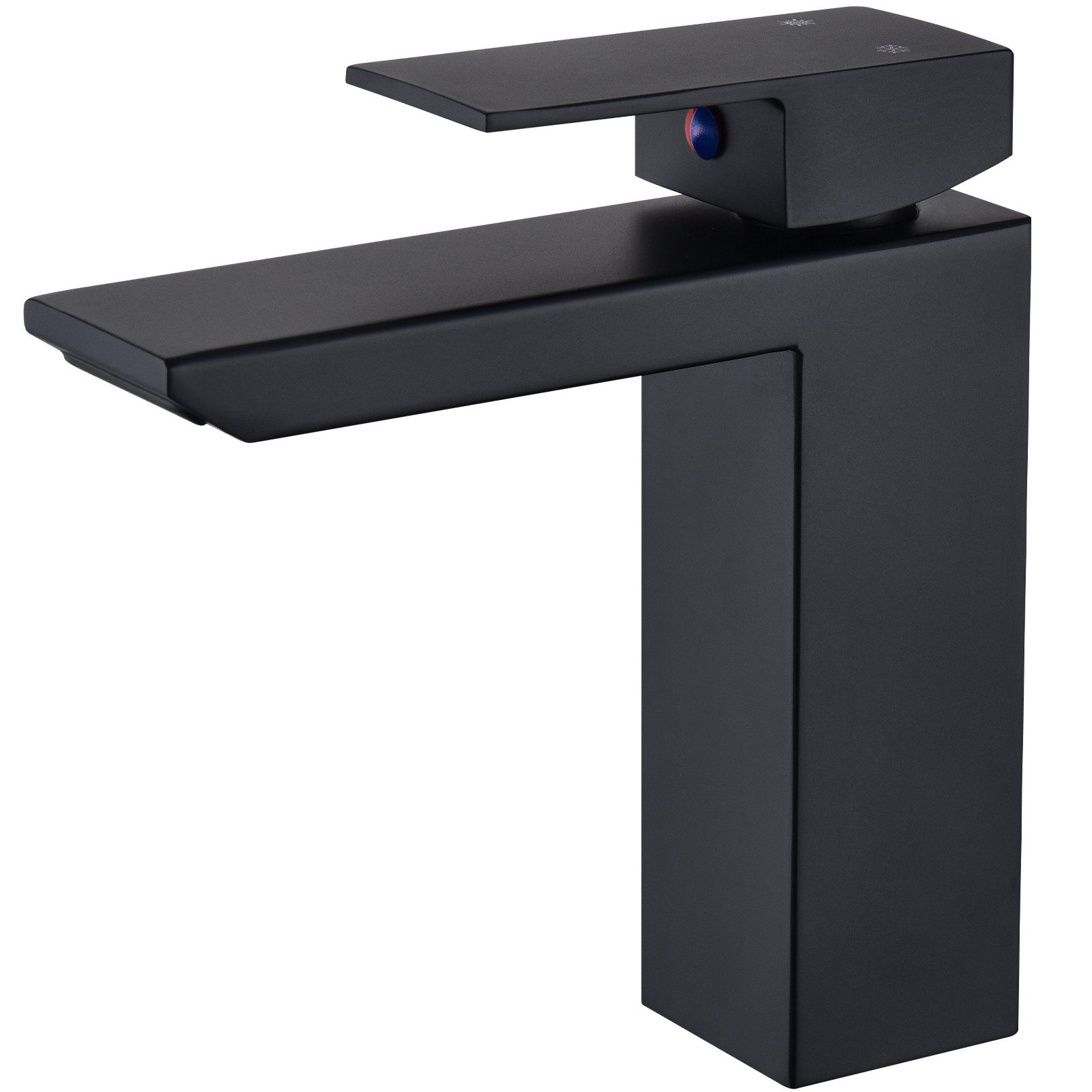 HOMELIVE Waschtischarmatur Wasserfall quadratischer Wasserhahn Badarmatur günstig online kaufen