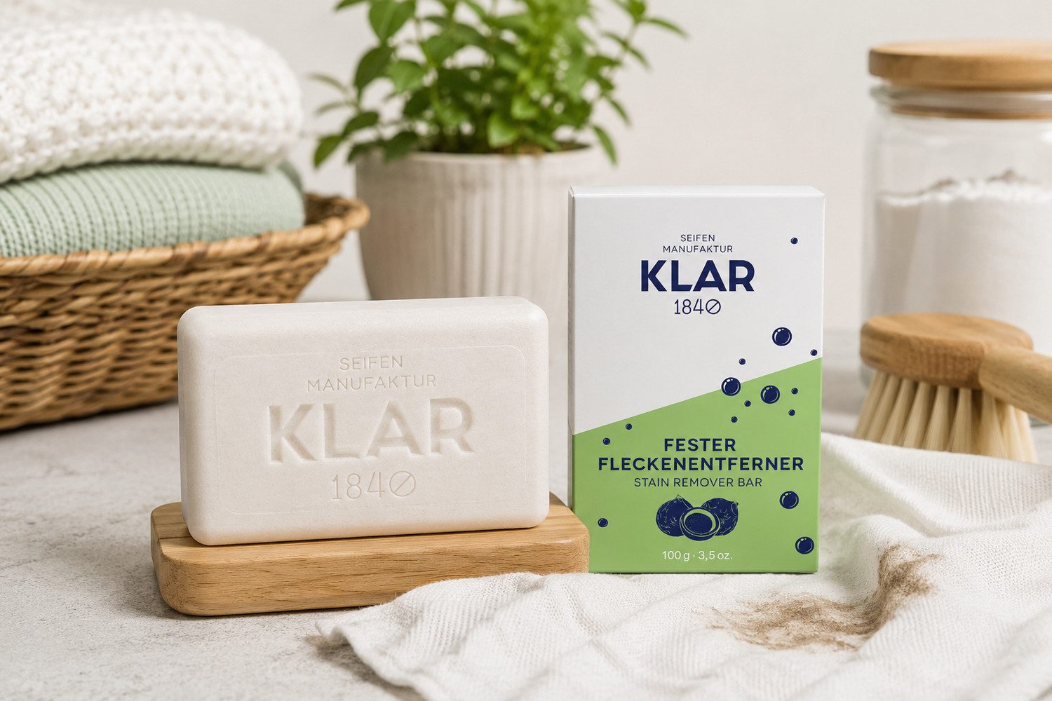 Klar Seife Handseife Fleckenseife 100g
