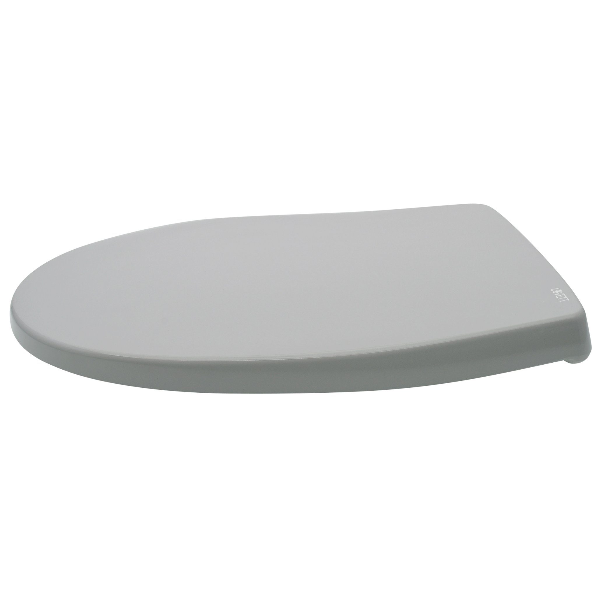 LUVETT WC-Sitz C100 mit Absenkautomatik, Duroplast Antibakteriell, Universelle O-Form (Komplett-Set, Inklusive 3 Befestigungsarten), mit Original SoftClose® Absenkautomatik, Duroplast