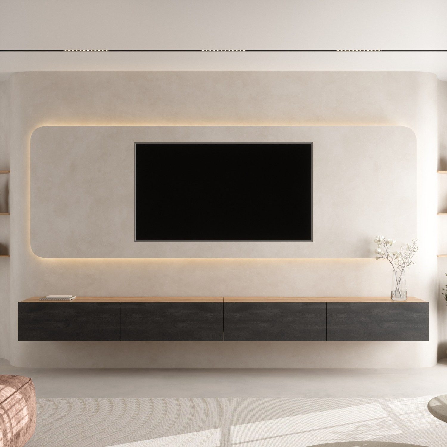 Planetmöbel TV-Board WEST (TV Lowboard, Fernsehschrank günstig online kaufen