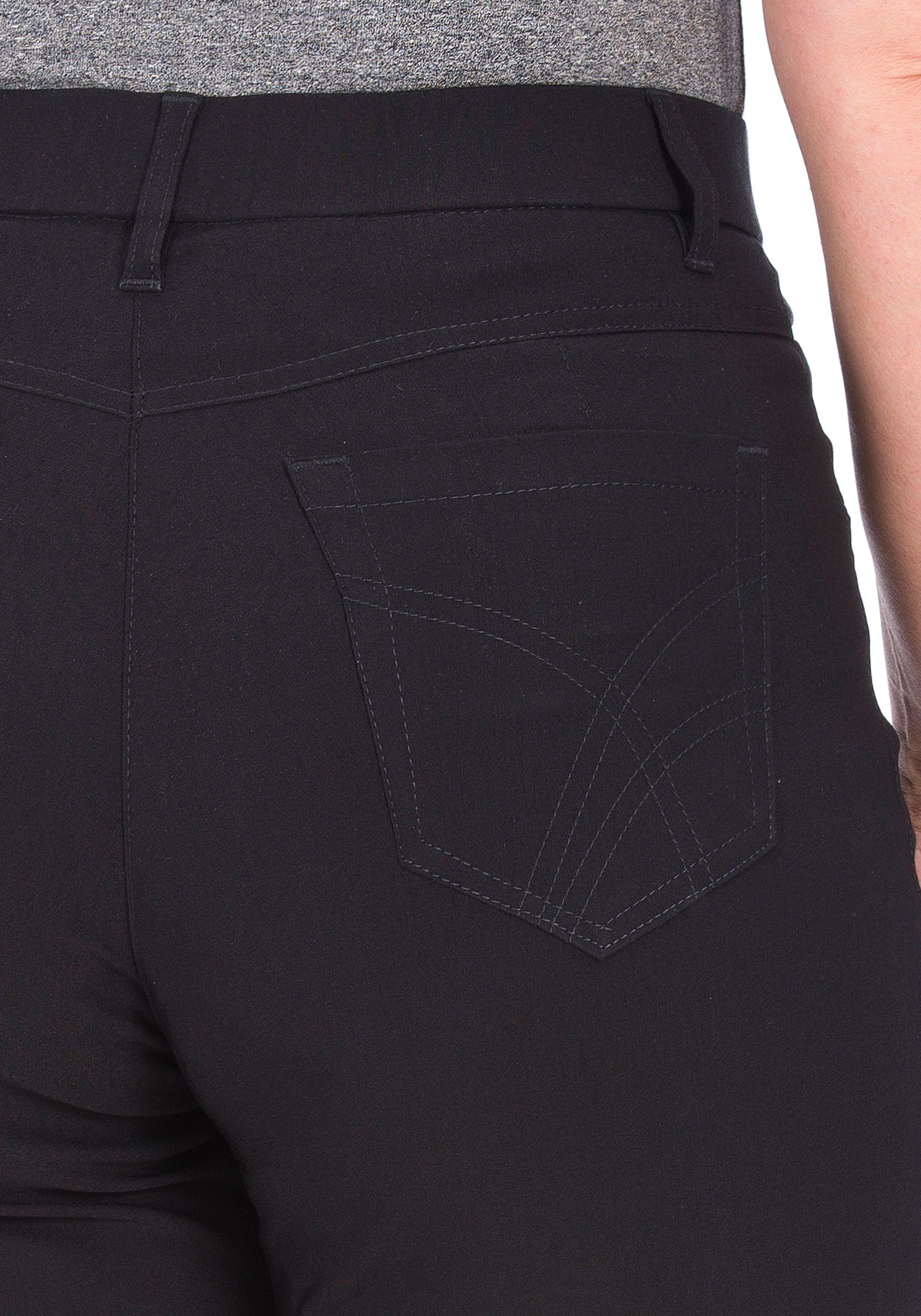 KjBRAND 5-Pocket-Hose Betty Bengaline in bequemer schwarz Form