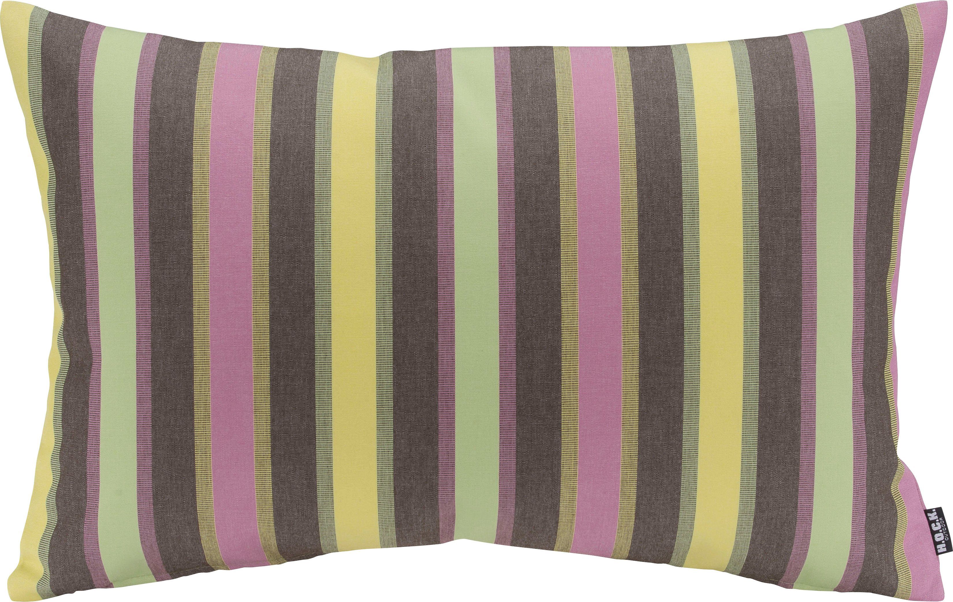 H.O.C.K. Dekokissen Yucatan Outdoor Kissen, mit bunten Streifen