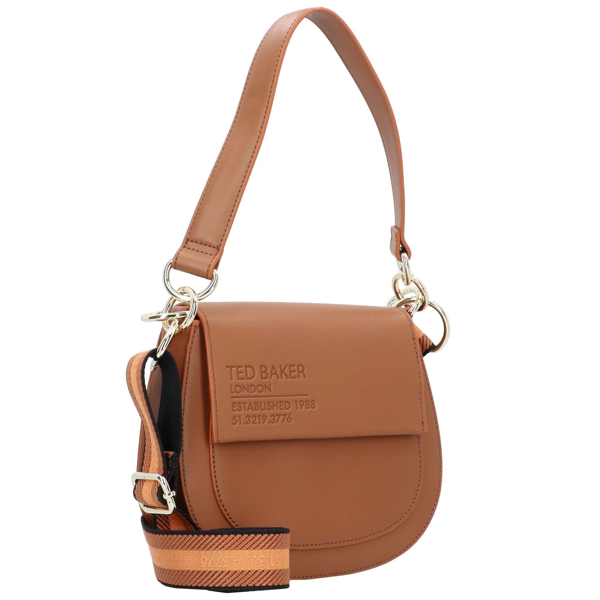 Ted Darcell, brown Baker Schultertasche Leder