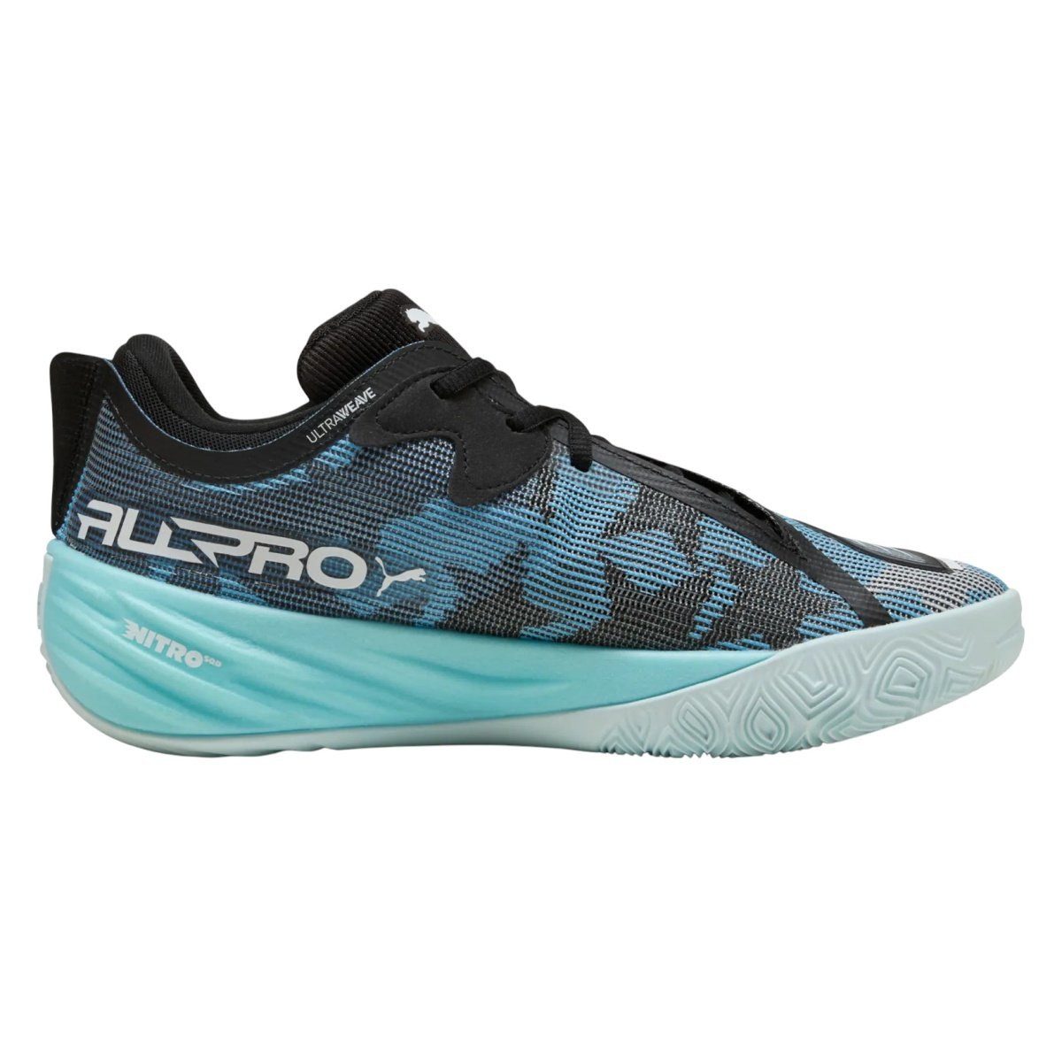 PUMA Hallen-Indoorschuhe All-Pro Nitro™ 2 (Basketball) 2025 blau/bunt Squashschuh