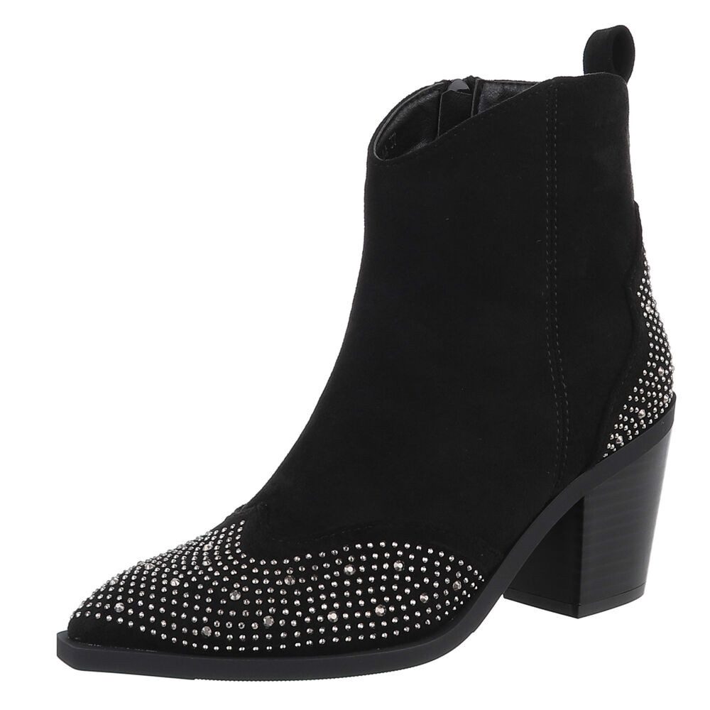 Ital-Design Damen Cowboyboots Biker Westernstiefelette (88489512) günstig online kaufen