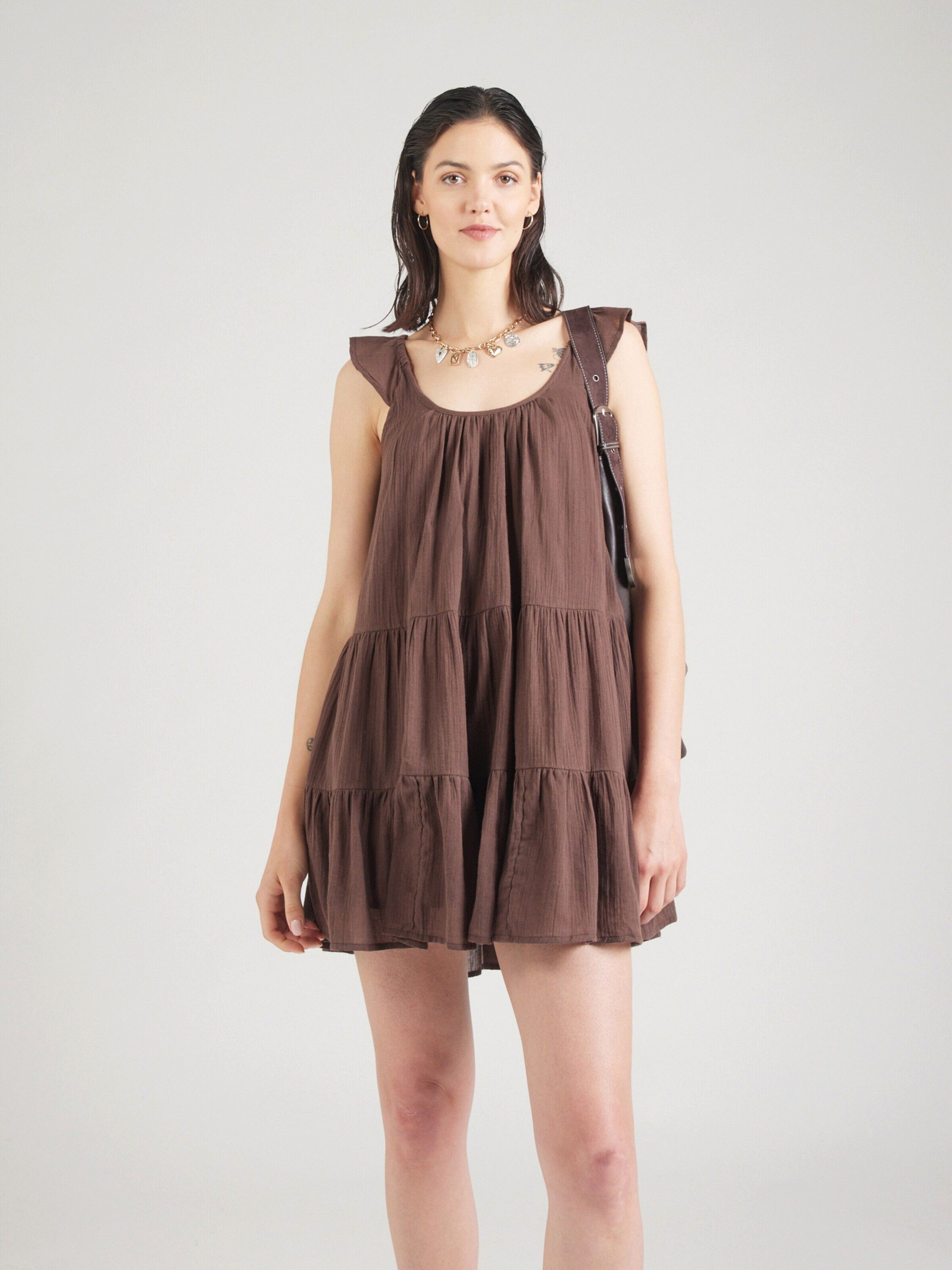 ONLY Sommerkleid ONLNabila (1-tlg) Drapiert/gerafft