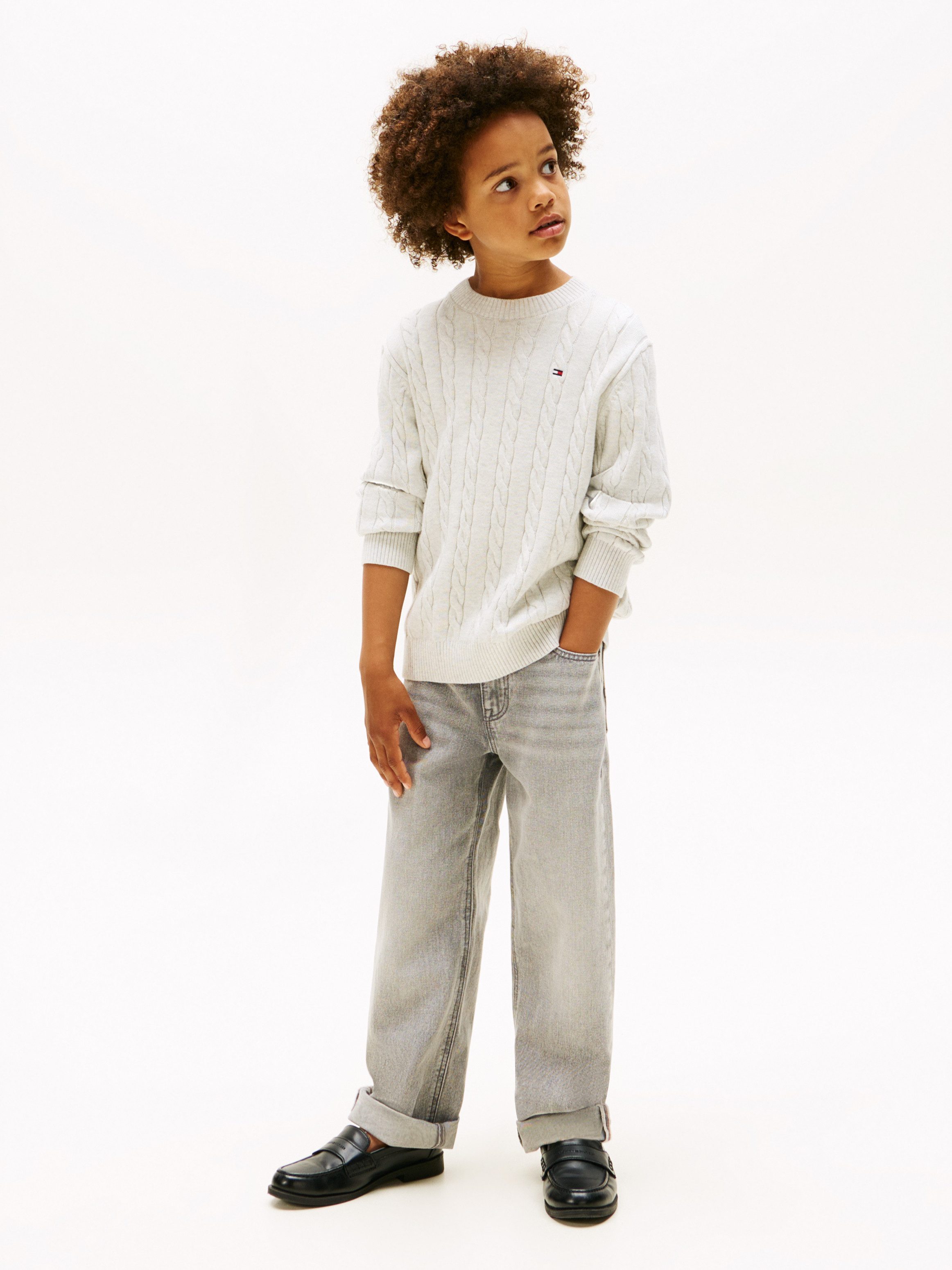 Tommy Hilfiger Strickpullover COTTON CABLE SWEATER günstig online kaufen