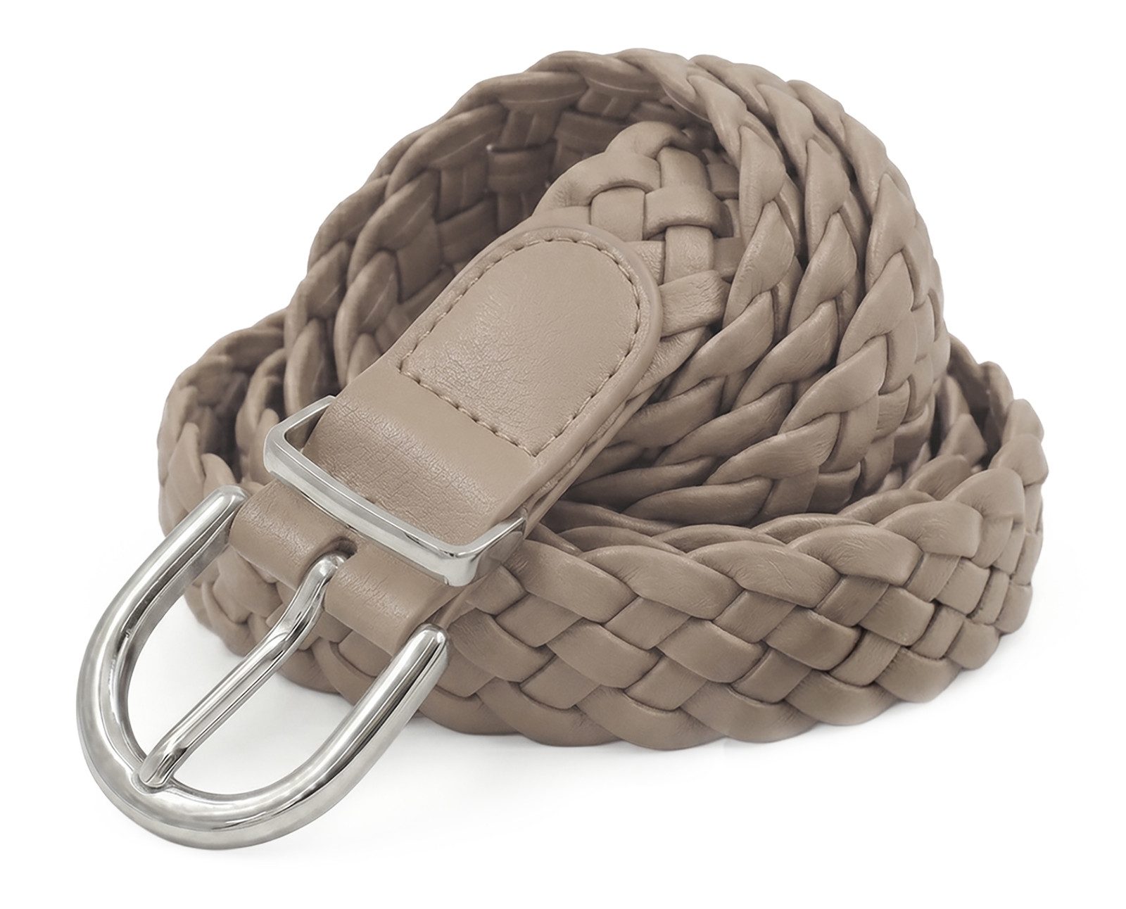 styleBREAKER Flechtgürtel Flechtgürtel schmal (1-St)