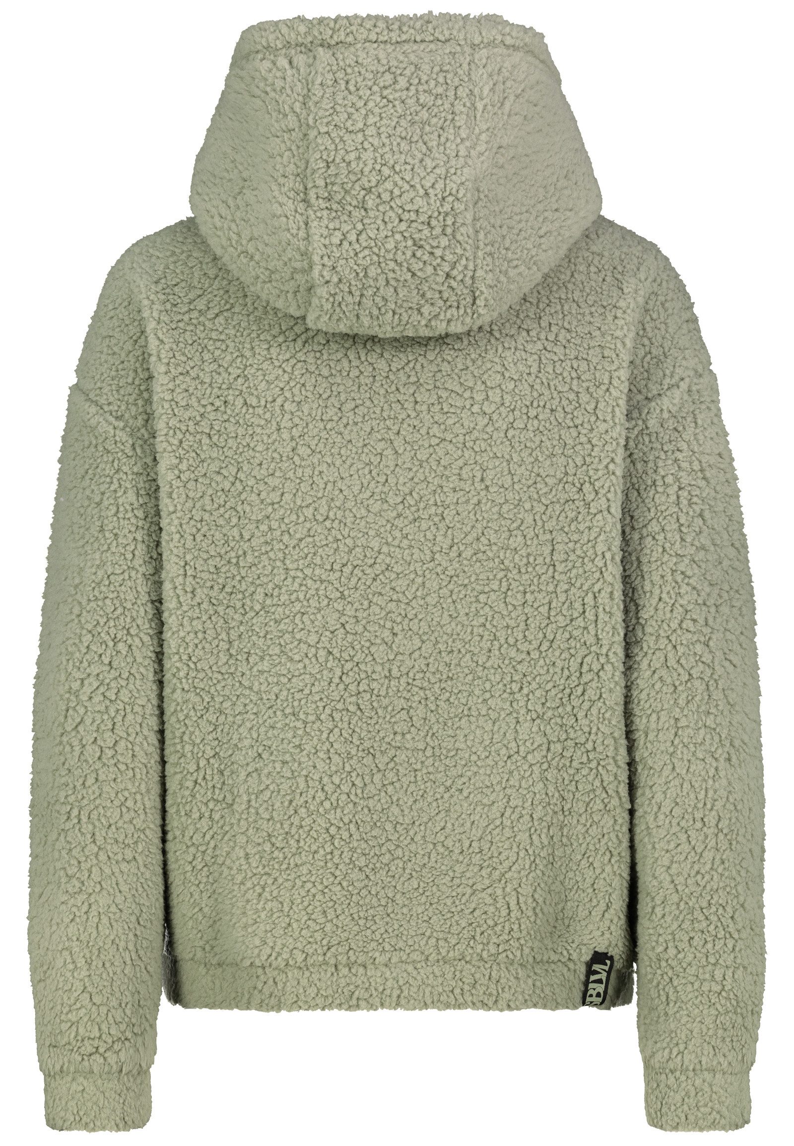SUBLEVEL Fleecejacke Damen Leo Teddyfleece Kuschelig Übergangsjacke Jacke O günstig online kaufen