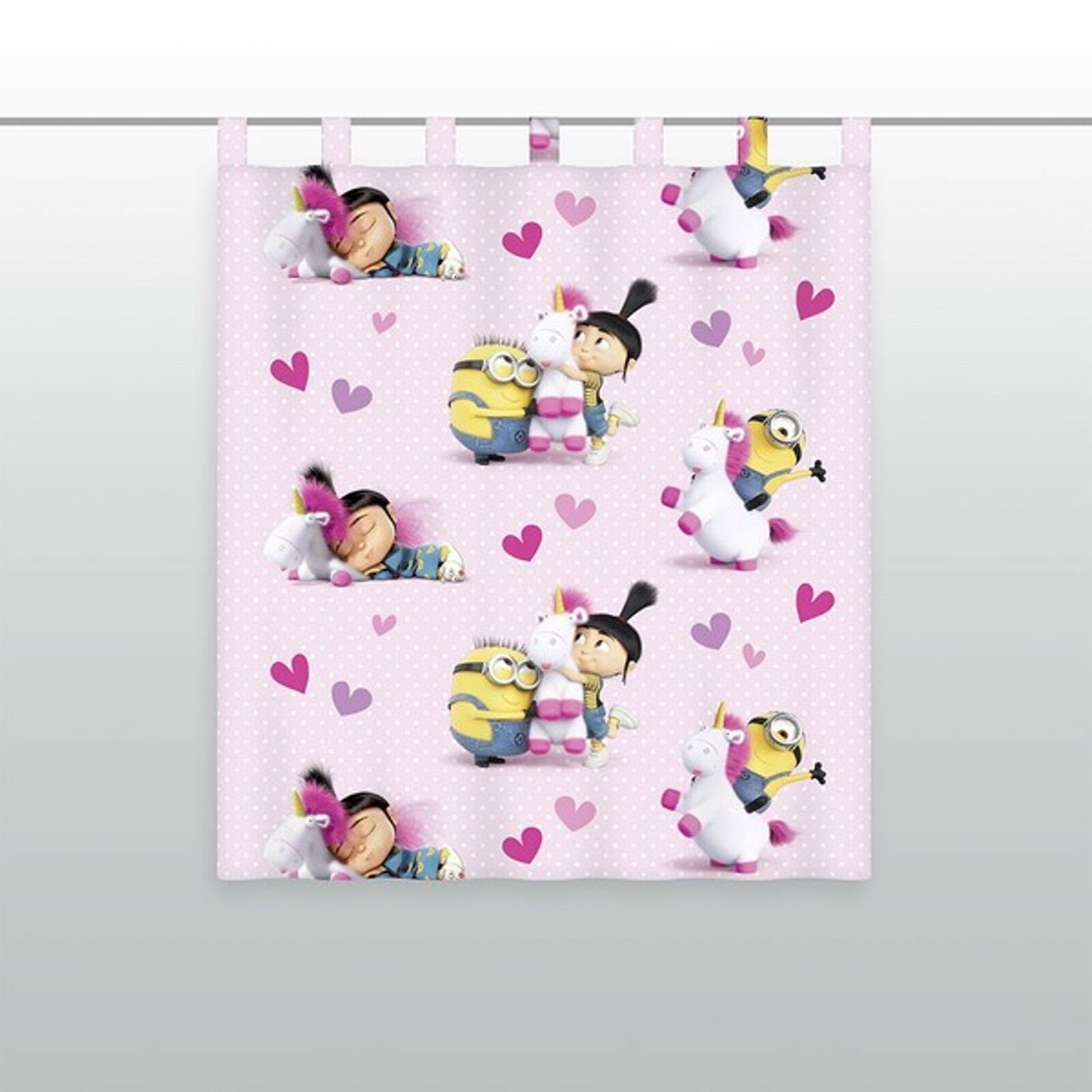 KK Gardine Gardine Vorhang Fertiggardine Minions 140 x 160 cm