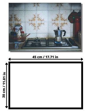 Victor (Zenith) Acrylglasbild Acrylglasbild \"La Cucina\" - Größe: 30 x 45 cm, Wohnaccessoires, in 30x45 cm, Acrylglasbild Küche, Bilder modern XXL, Wanddeko
