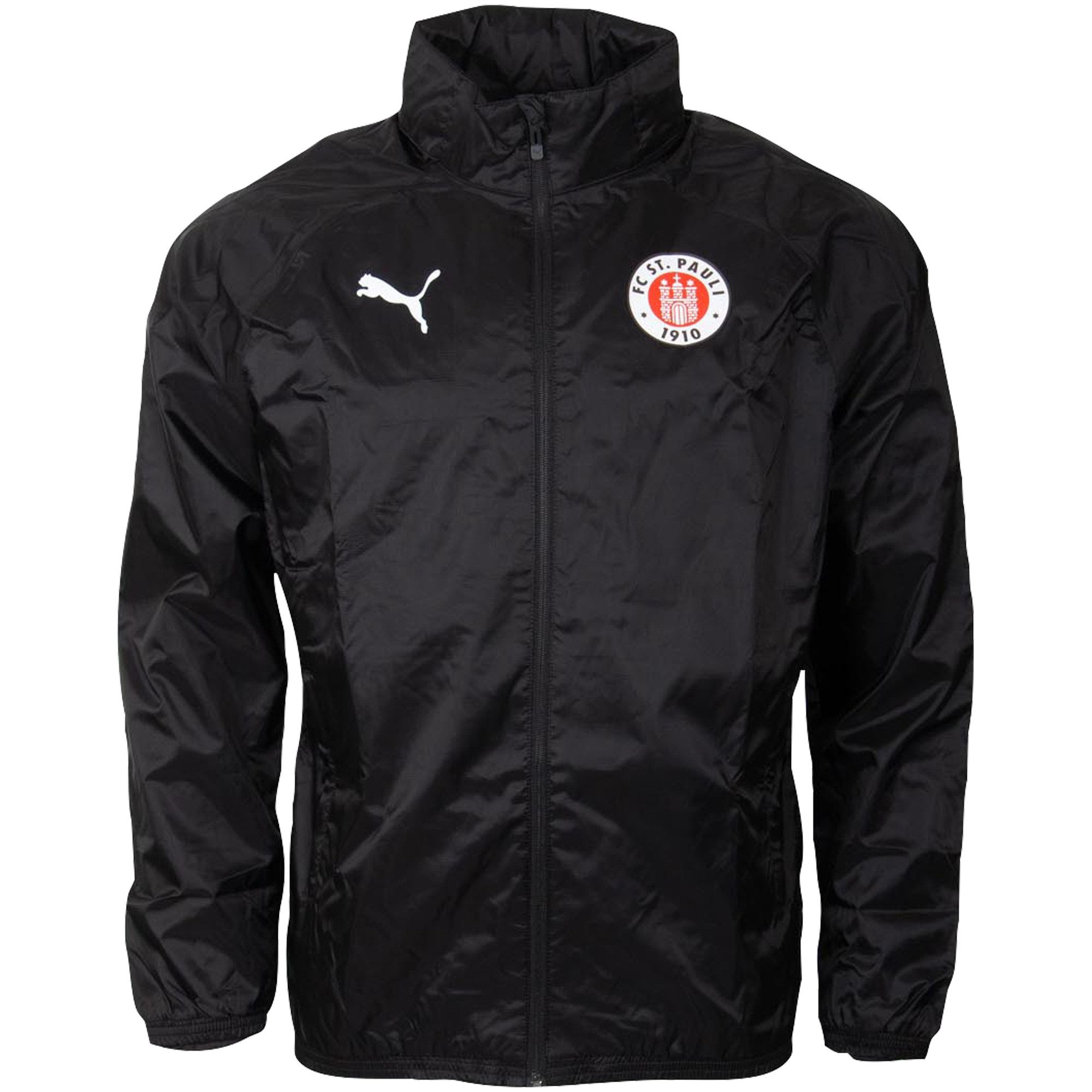 FC St. Pauli Sommerjacke FC St. Pauli - PUMA leichte All-Weather Jacke - schwarz