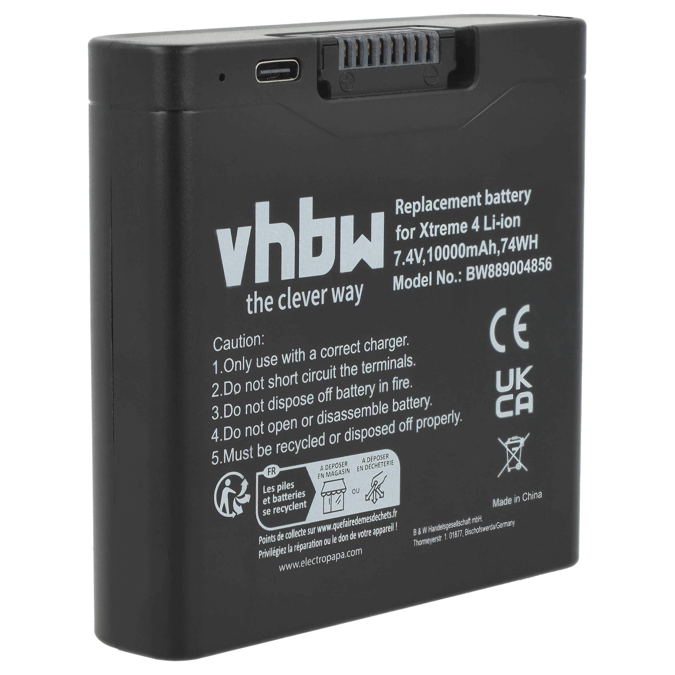 vhbw Akku passend für JBL PartyBox Club 320, Stage 320 Lautsprecher (10000 Akku Akku Li-Ion 10000 mAh (7,4 V, 1 St), Leistungsfähiger Austausch-Akku für Outdoor Lautsprecher