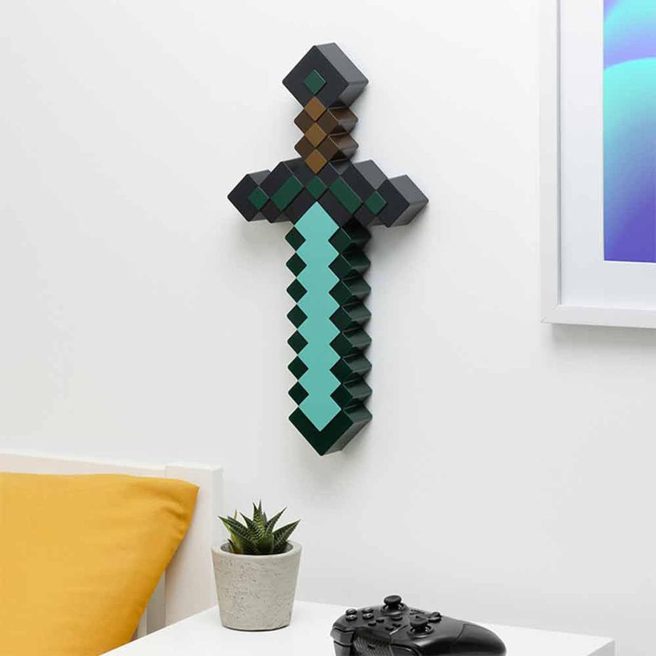 Paladone Dekolicht Minecraft Diamantschwert Licht, LED fest integriert, verschiedene Lichtmodi – Bild 5 von 5