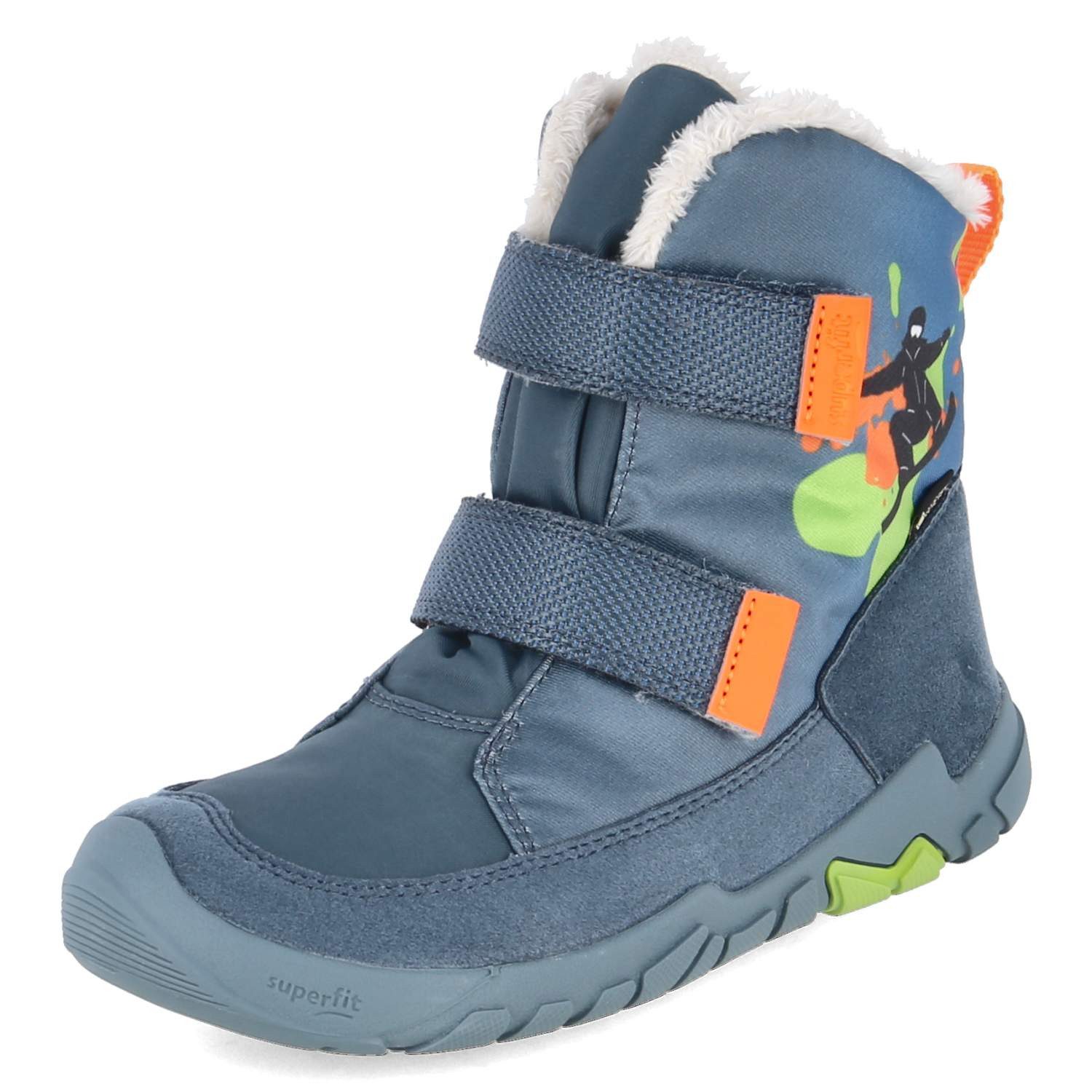 Superfit Superfit Schneeboots 1-006041-8020 Unisex Textil & Synthetik blue Winterstiefel – Bild 2 von 5