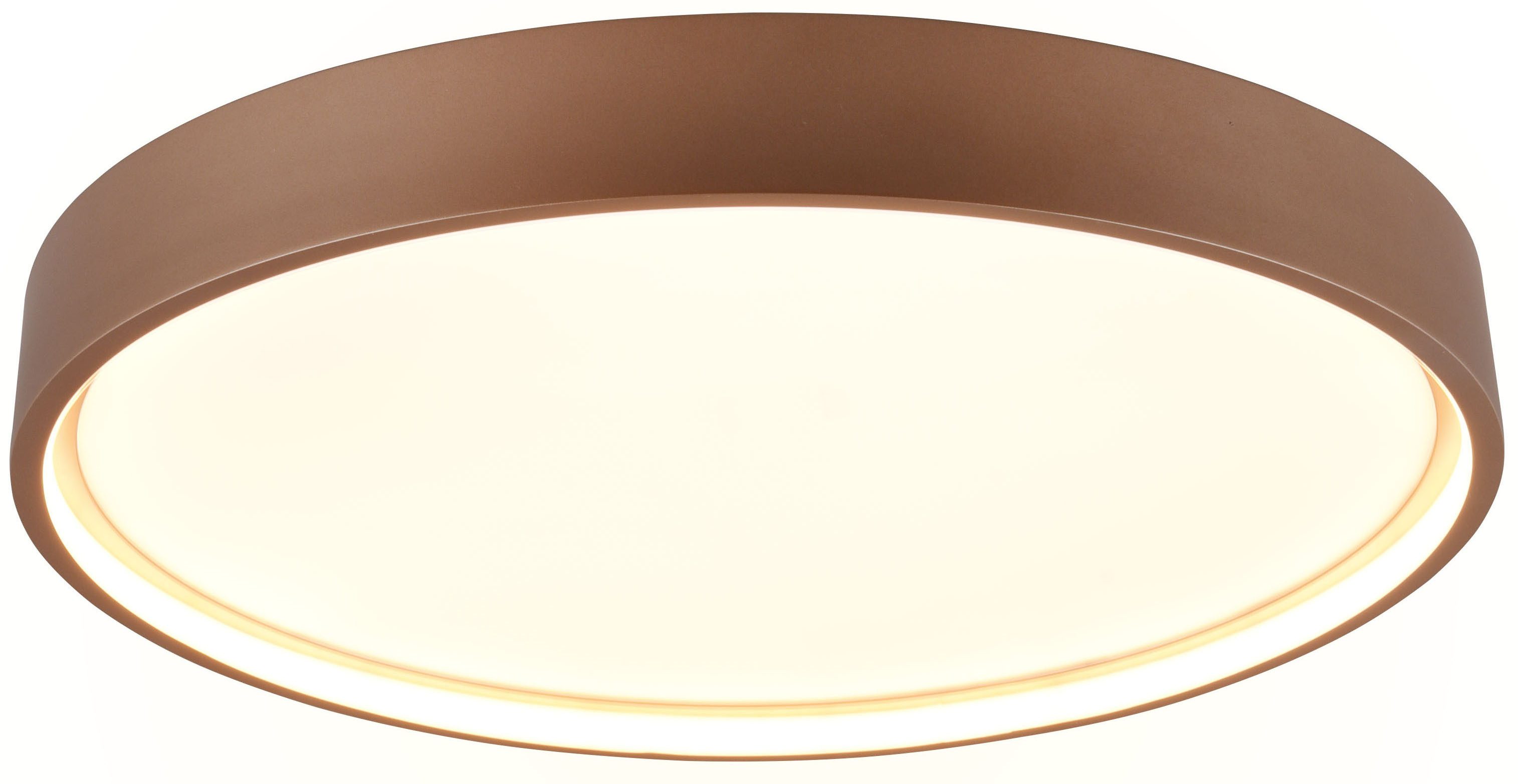 TRIO Leuchten LED Deckenleuchte DOHA, Deckenlampe 29W 3260 Lumen Lichtfarbe einstellbar 2300-4000K, getrennt schaltbar, LED fest …