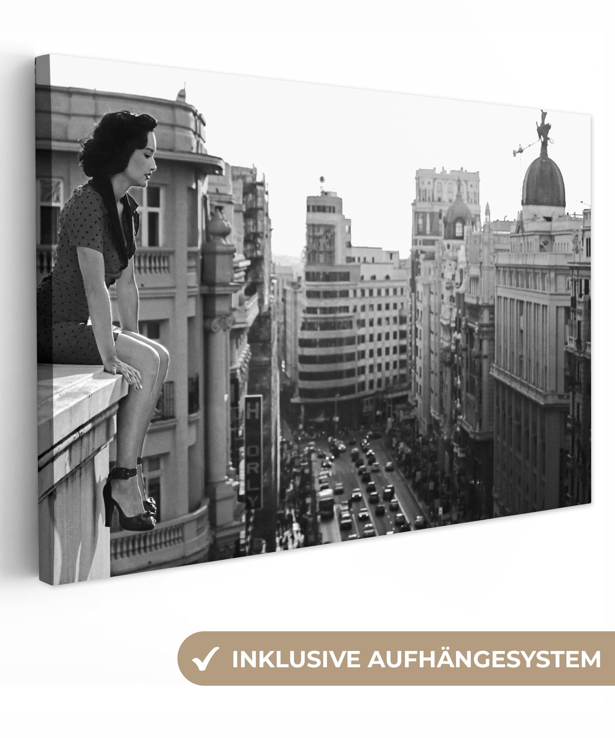 OneMillionCanvasses® Leinwandbild Madrid - Architektur - günstig online kaufen