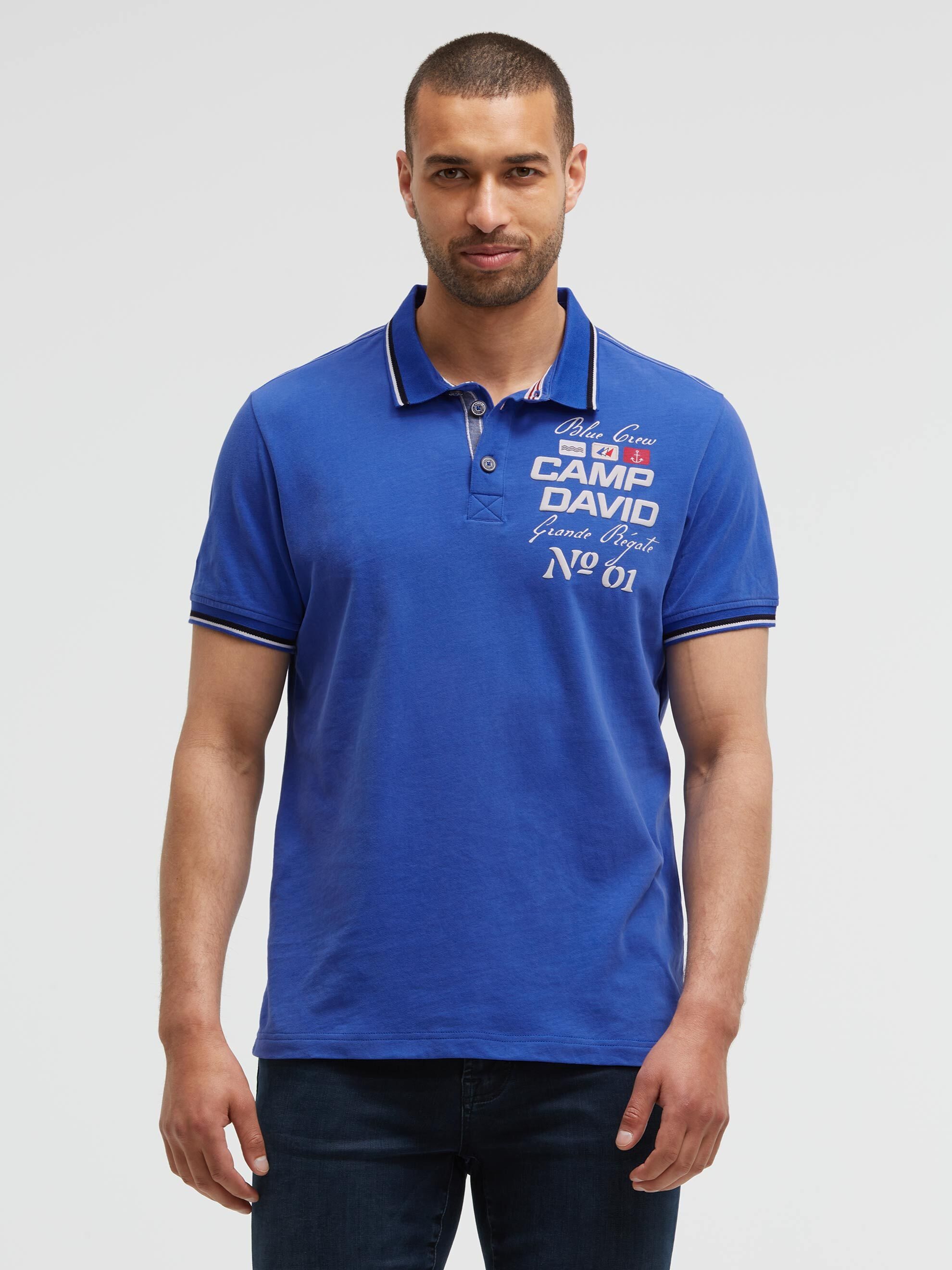 CAMP DAVID Poloshirt aus Baumwolle