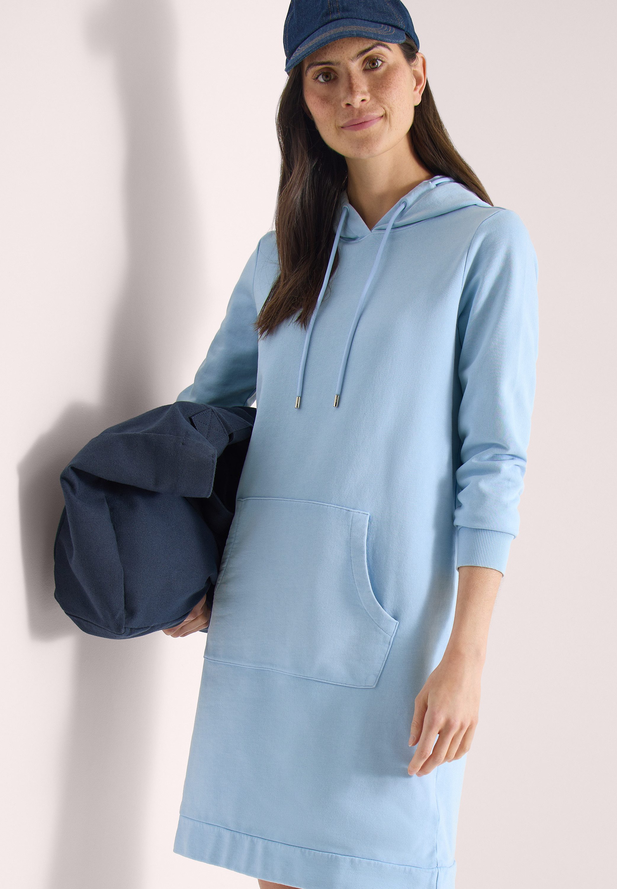CECIL Sweatkleid mit Kapuze