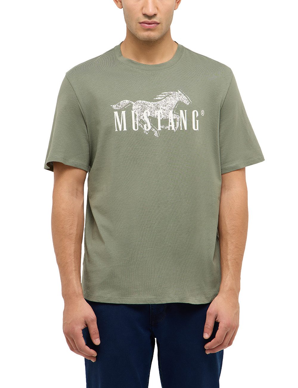 MUSTANG T-Shirt Austin-Logoprint Regular fit
