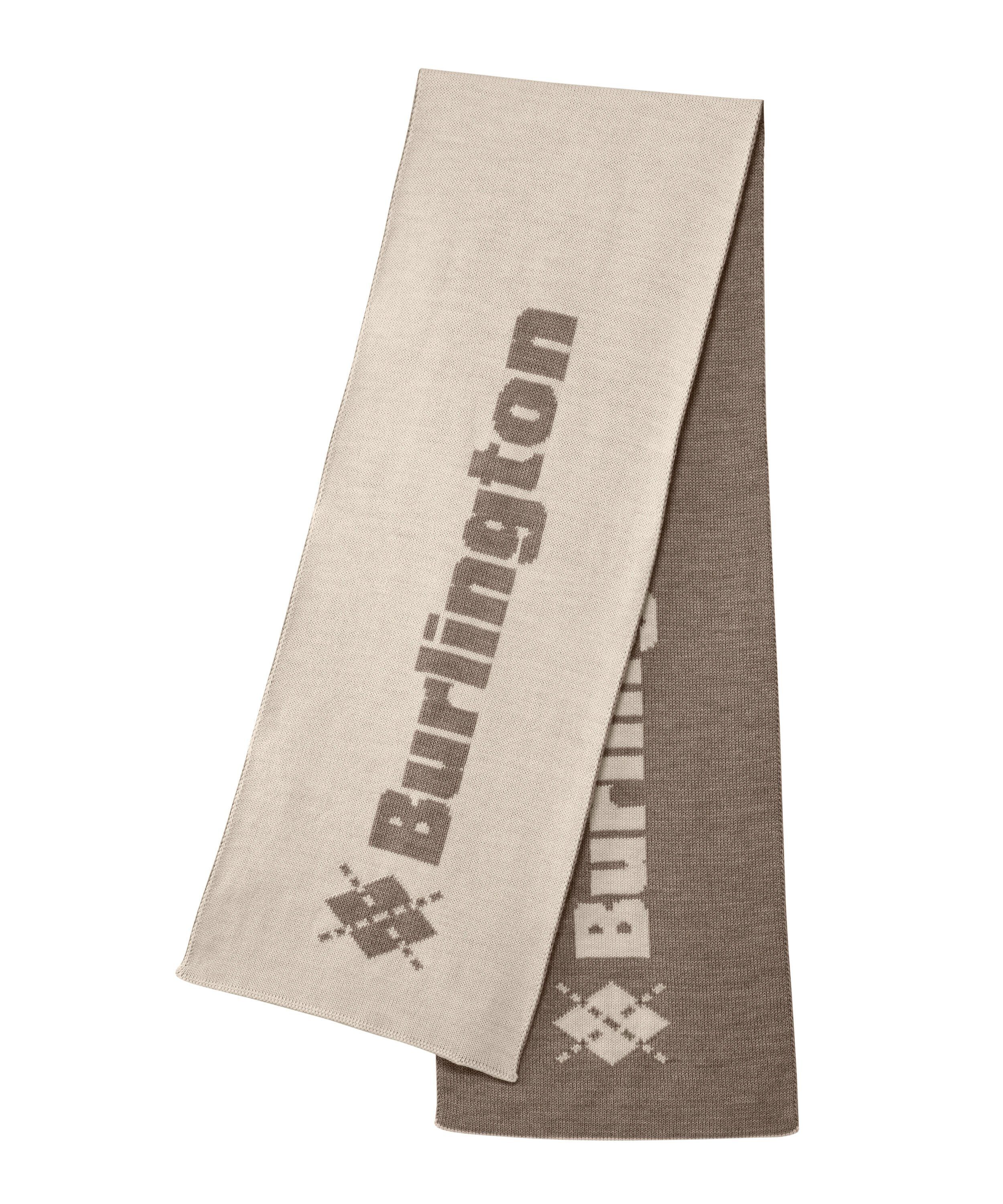 Burlington Schal Logo, (1-St. 1), mit beidseitigem Logo