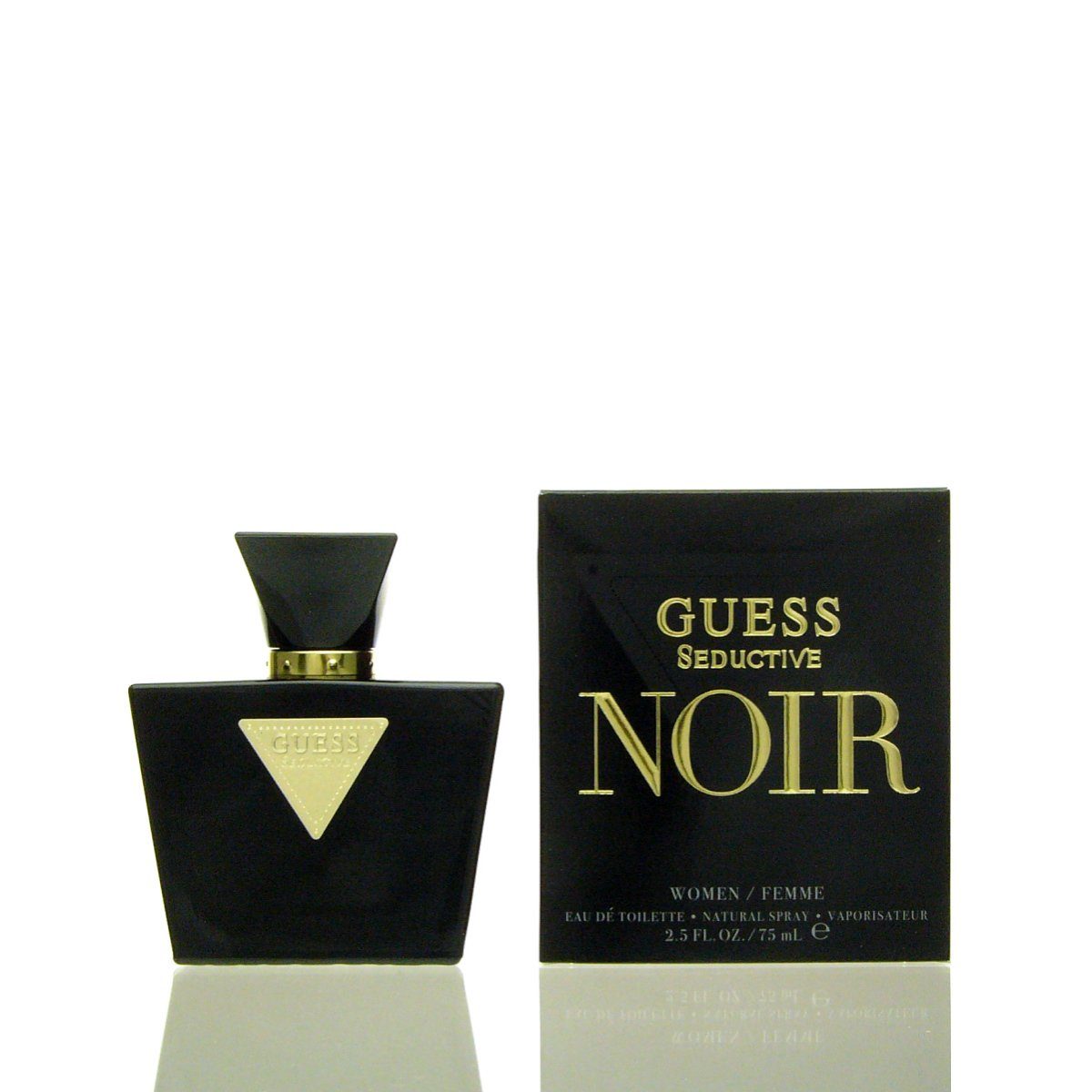 Seductive de ml Guess de Eau Noir Parfum Guess 75 Toilette Eau