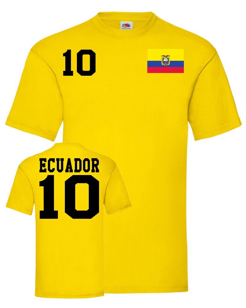 Blondie & Brownie T-Shirt Herren Ecuador Sport Trikot Fußball Weltmeister WM Copa America