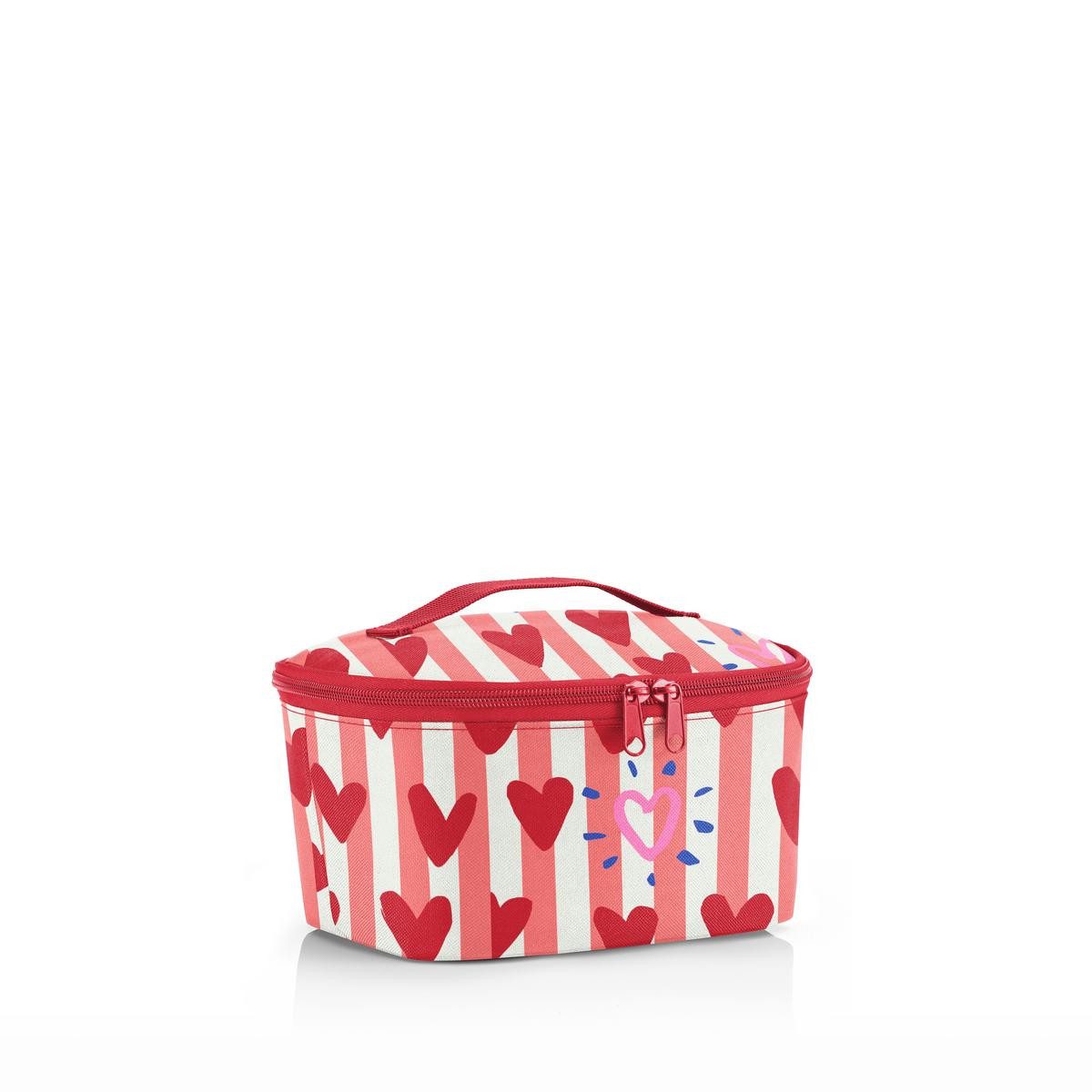 REISENTHEL® Einkaufsshopper coolerbag S pocket hearts & stripes
