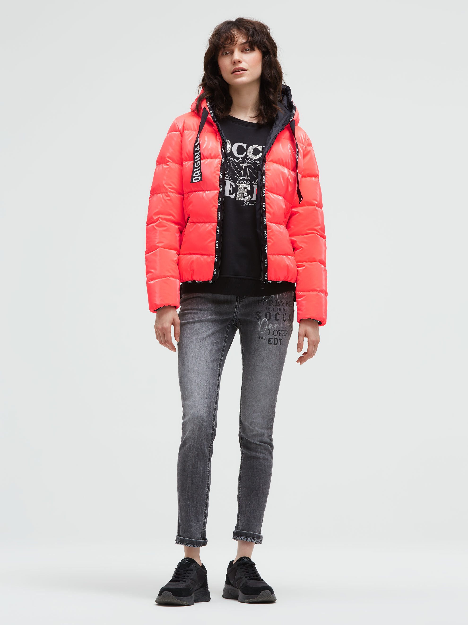 SOCCX Winterjacke mit Reißverschluss an den Einschubtaschen – Bild 3 von 5