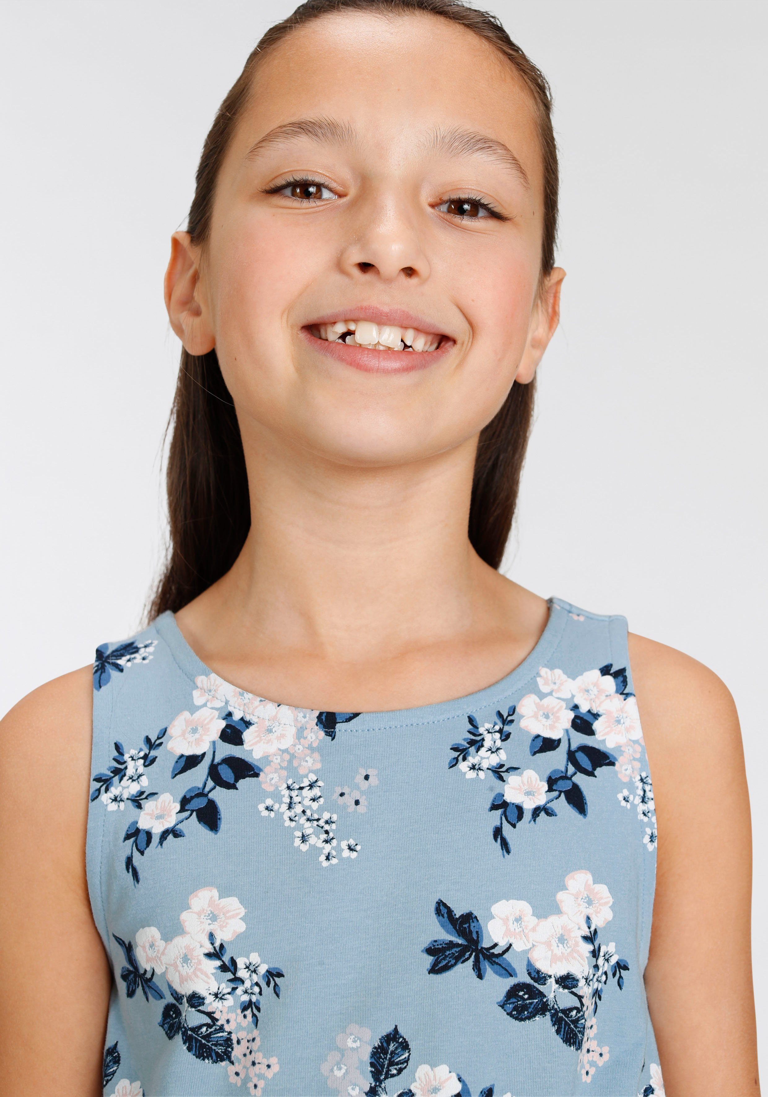 KIDSWORLD Jerseykleid - Skaterkleid für festliche Anlässe und Treffen mit Freunden, kniefreie Länge