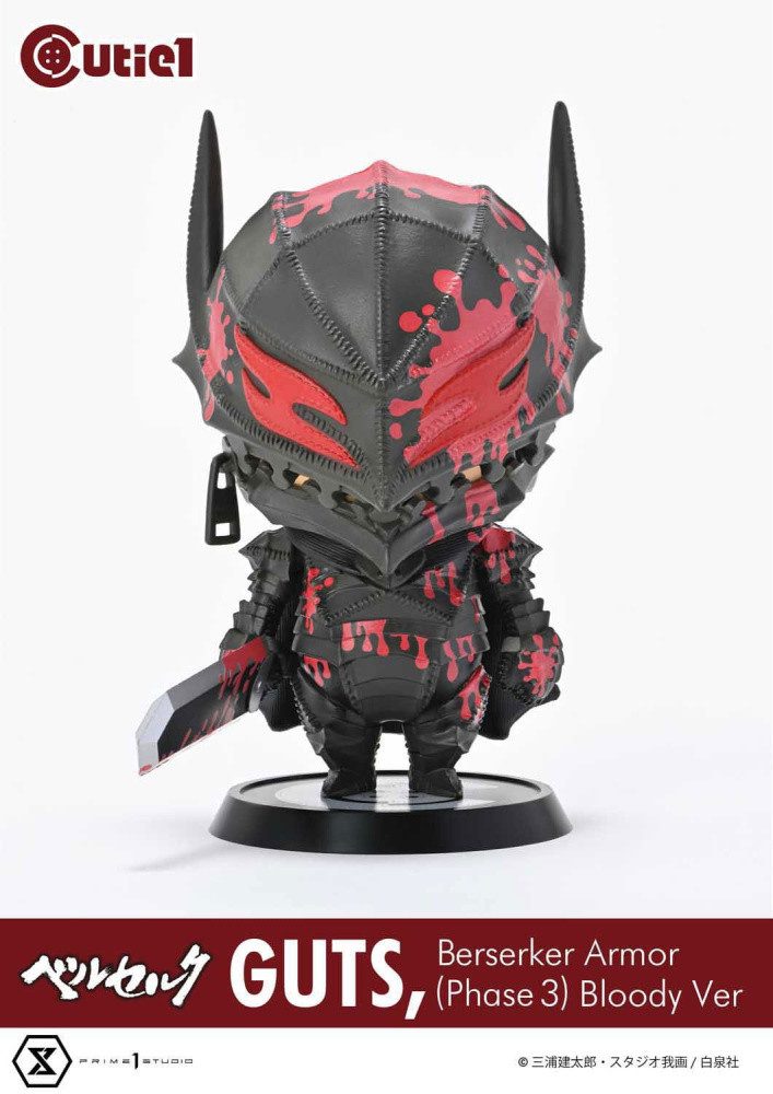 Prime 1 Studio Merchandise-Figur Berserk Cutie1 PVC Figur Guts Berserker Armor (Phase 3) Bloody Ver. 12