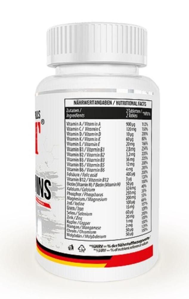 MST Nutrition MST - All Vitamins 120 Tabl. Tabletten, 120 St.